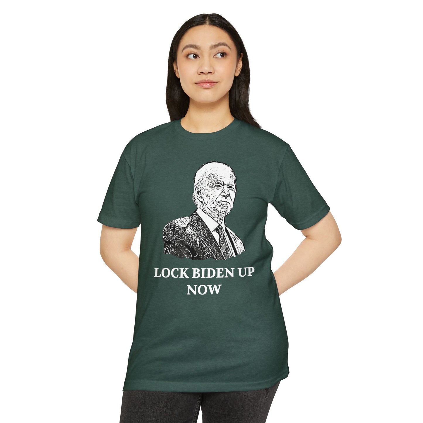 Lock Biden Up Now Patriotic T-Shirt