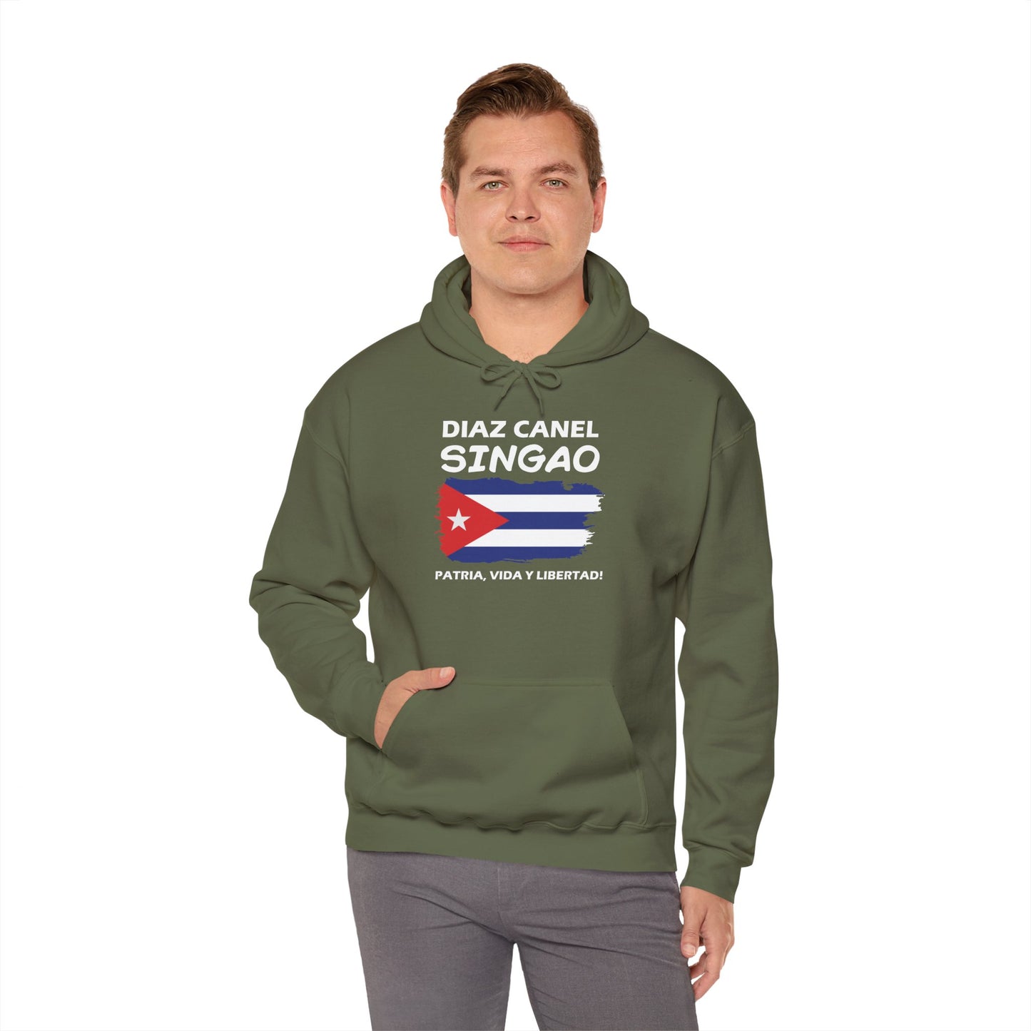 Díaz Canel Singao Patriótico Hoodie