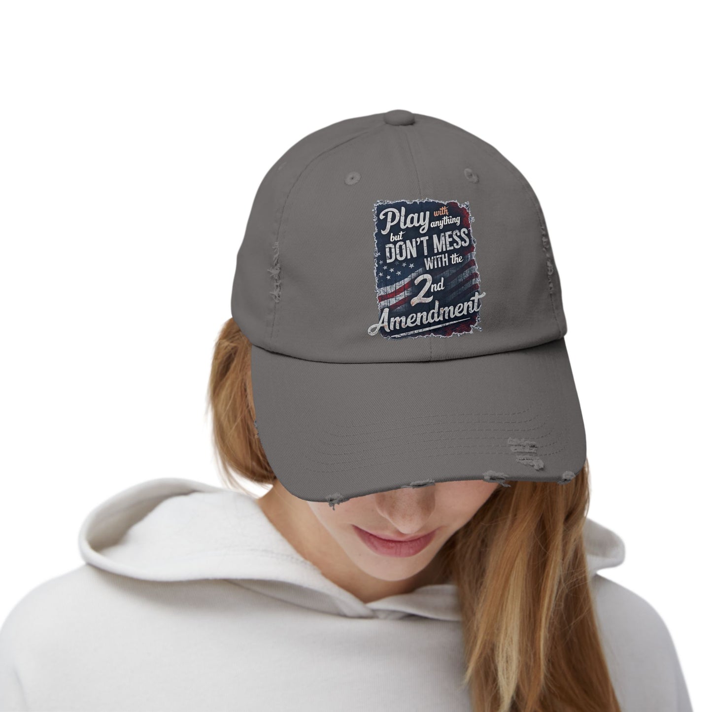Don't Mess with the 2nd Amendment Patriotic Printed Hat