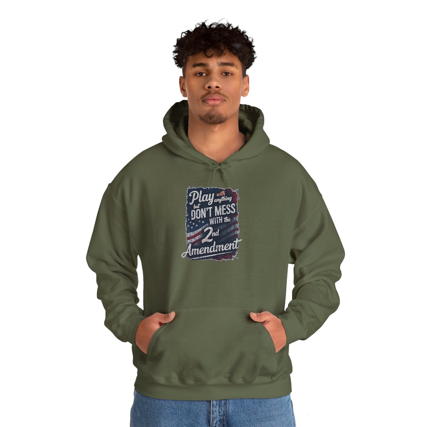 Don't Mess with the 2nd Amendment Patriotic Hoodie