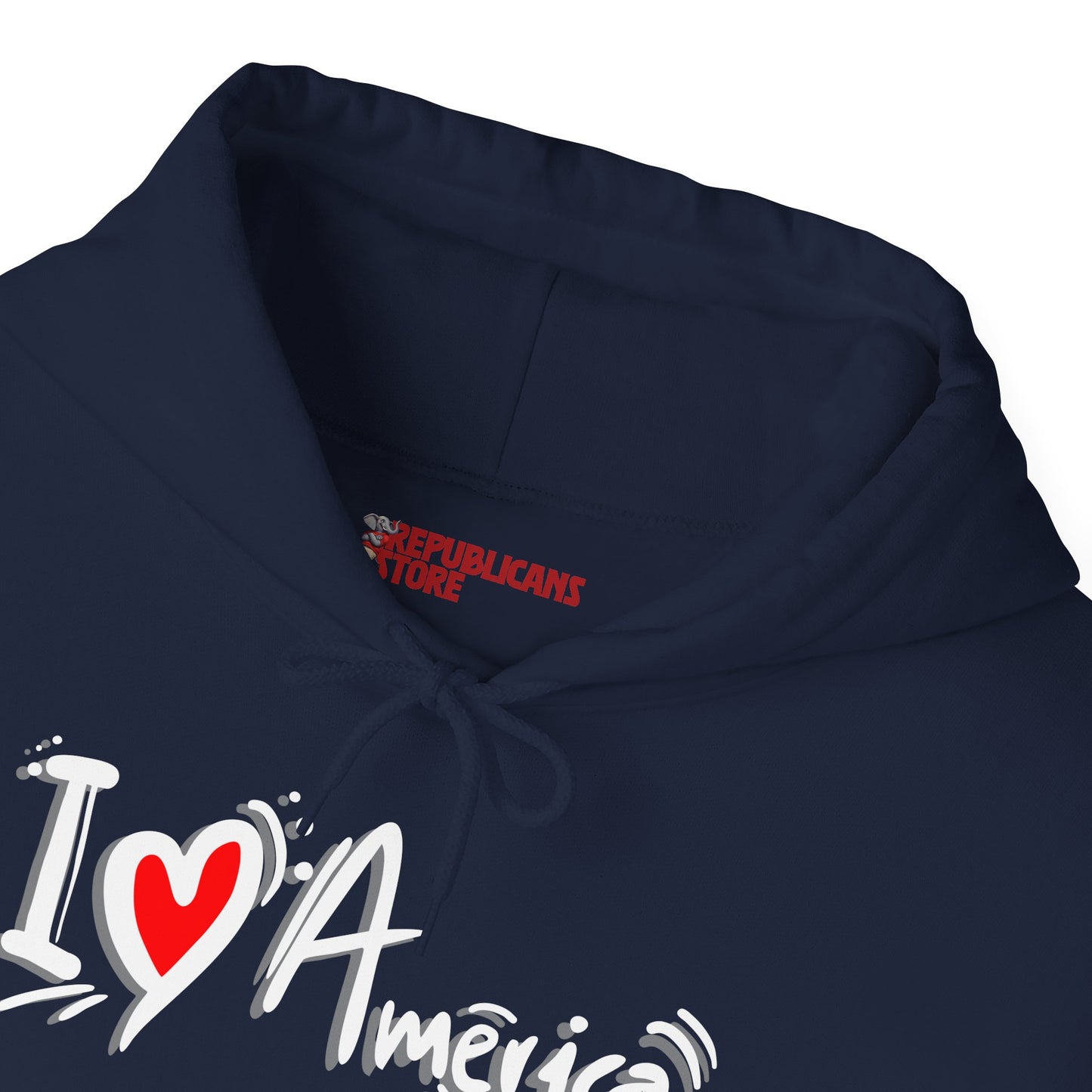 I Love America Unisex Hoodie Sweatshirt