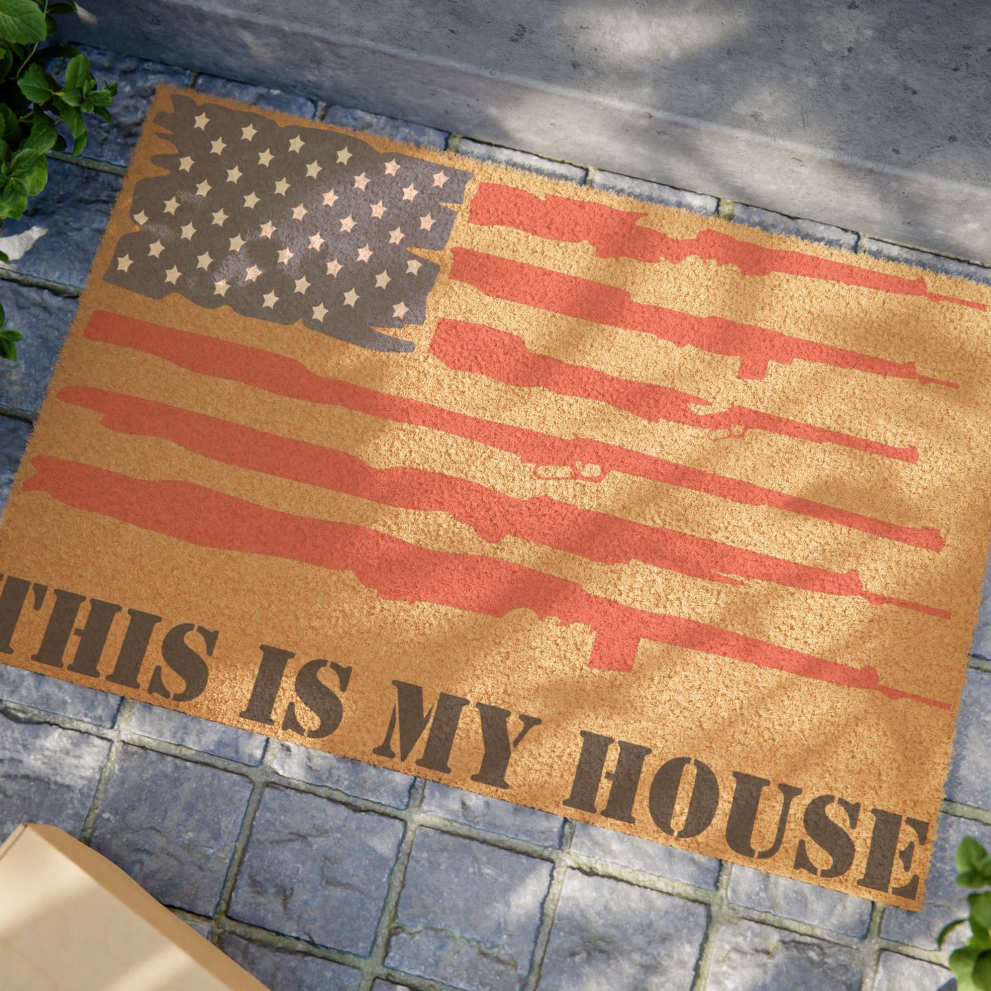This Is My House Patriotic Doormat