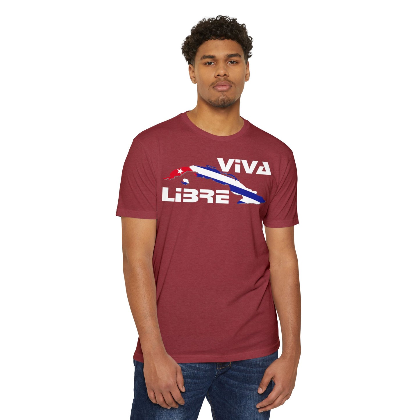 Viva Cuba Libre Patriótica Camiseta