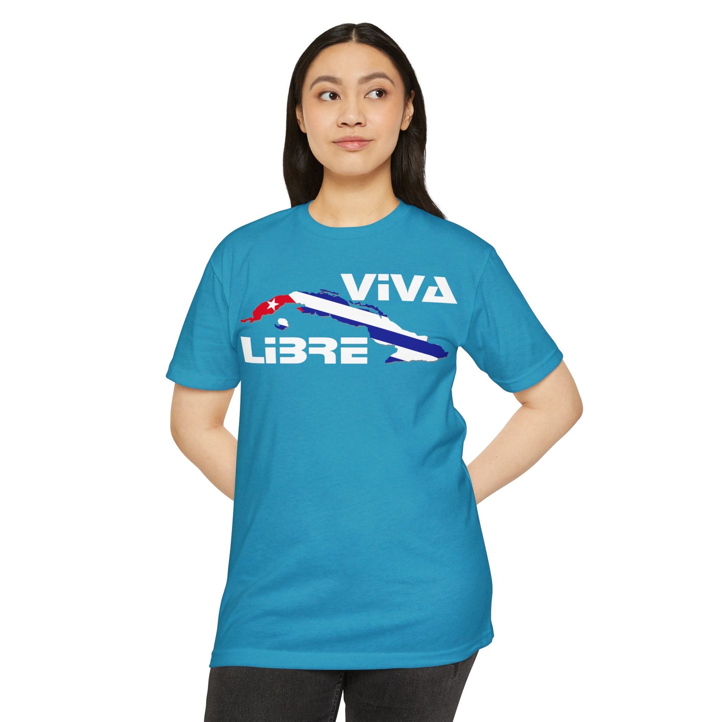 Viva Cuba Libre Patriótica Camiseta