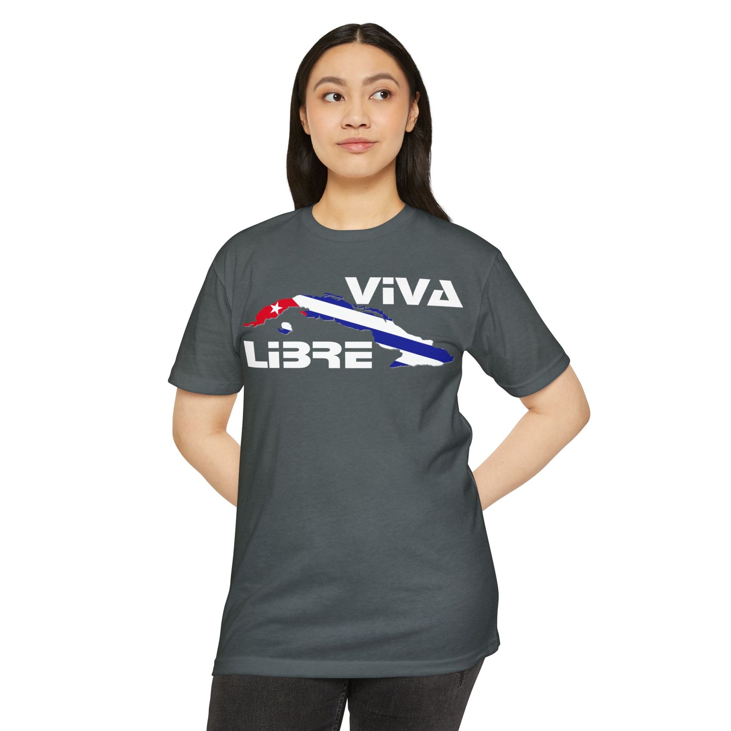 Viva Cuba Libre Patriótica Camiseta