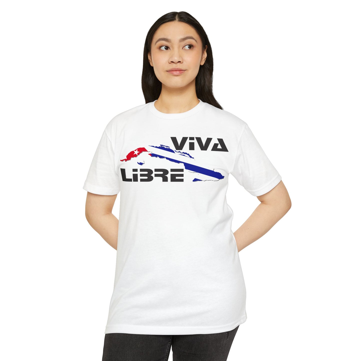 Viva Cuba Libre Patriótica Camiseta