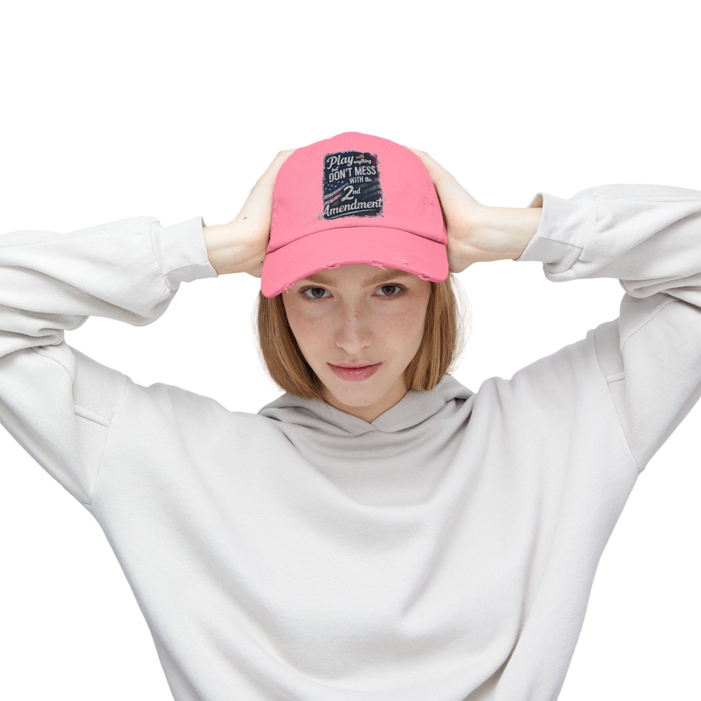 Don't Mess with the 2nd Amendment Patriotic Printed Hat