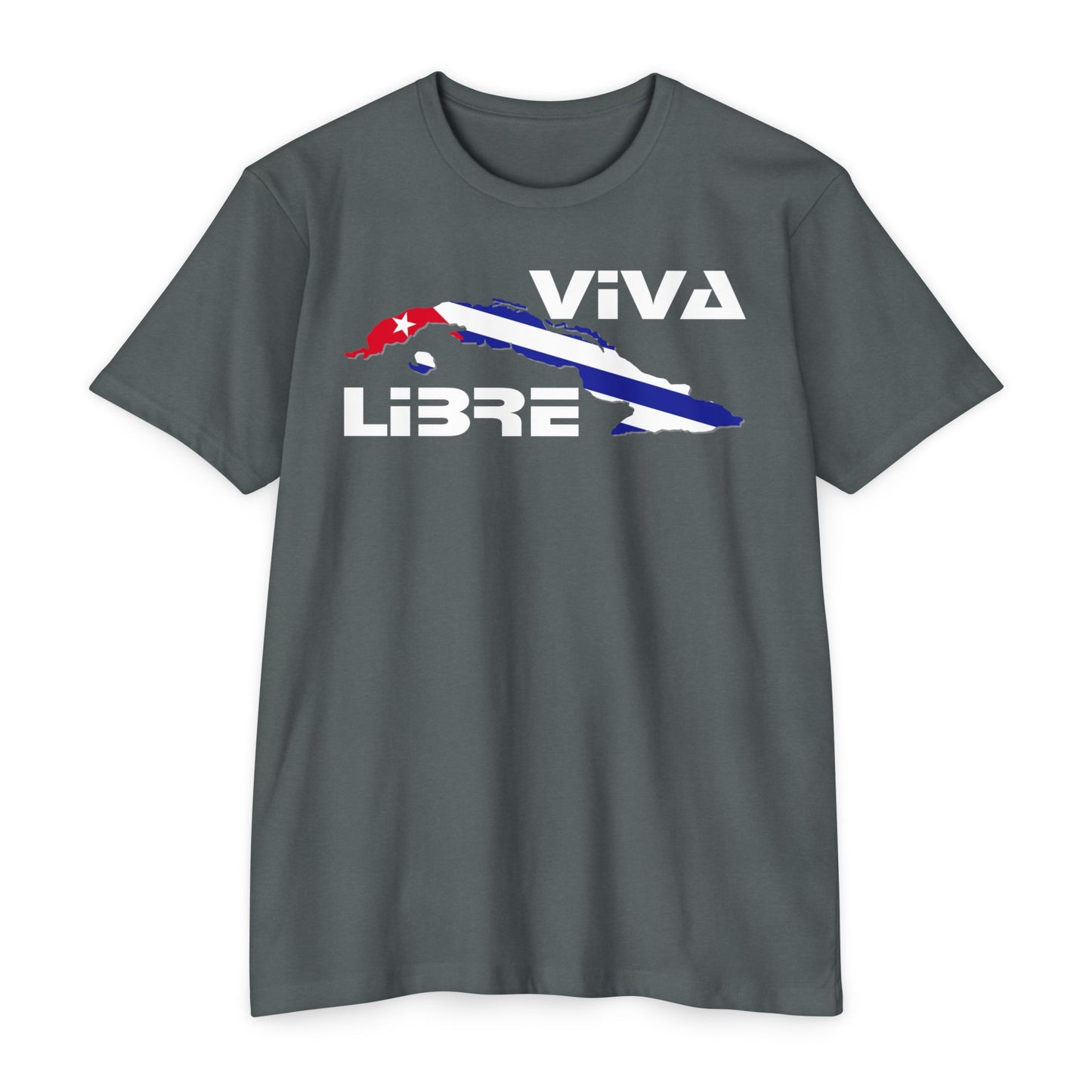 Viva Cuba Libre Patriótica Camiseta