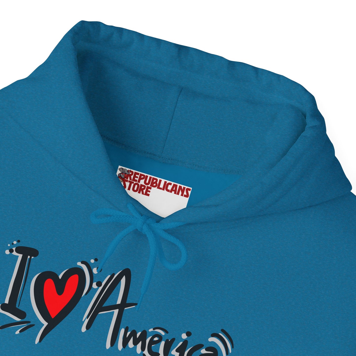 I Love America Unisex Hoodie Sweatshirt