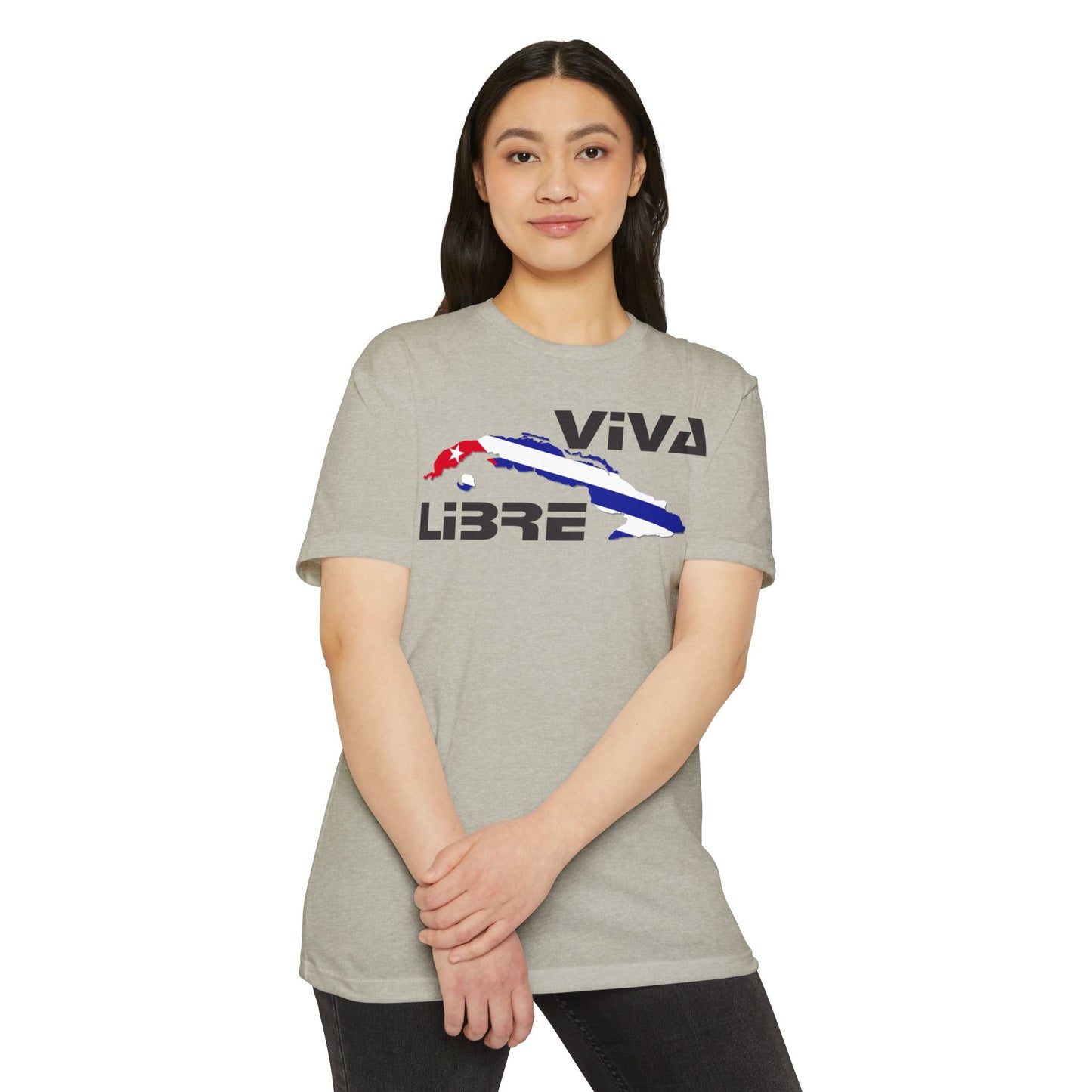 Viva Cuba Libre Patriótica Camiseta