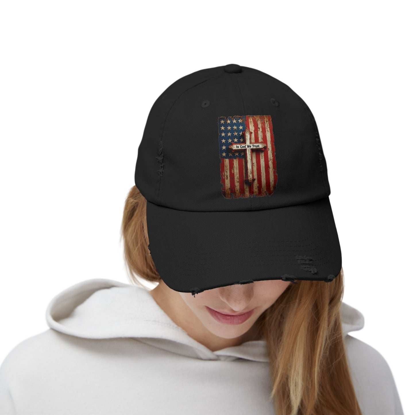 In God We Trust Patriotic Printed Hat