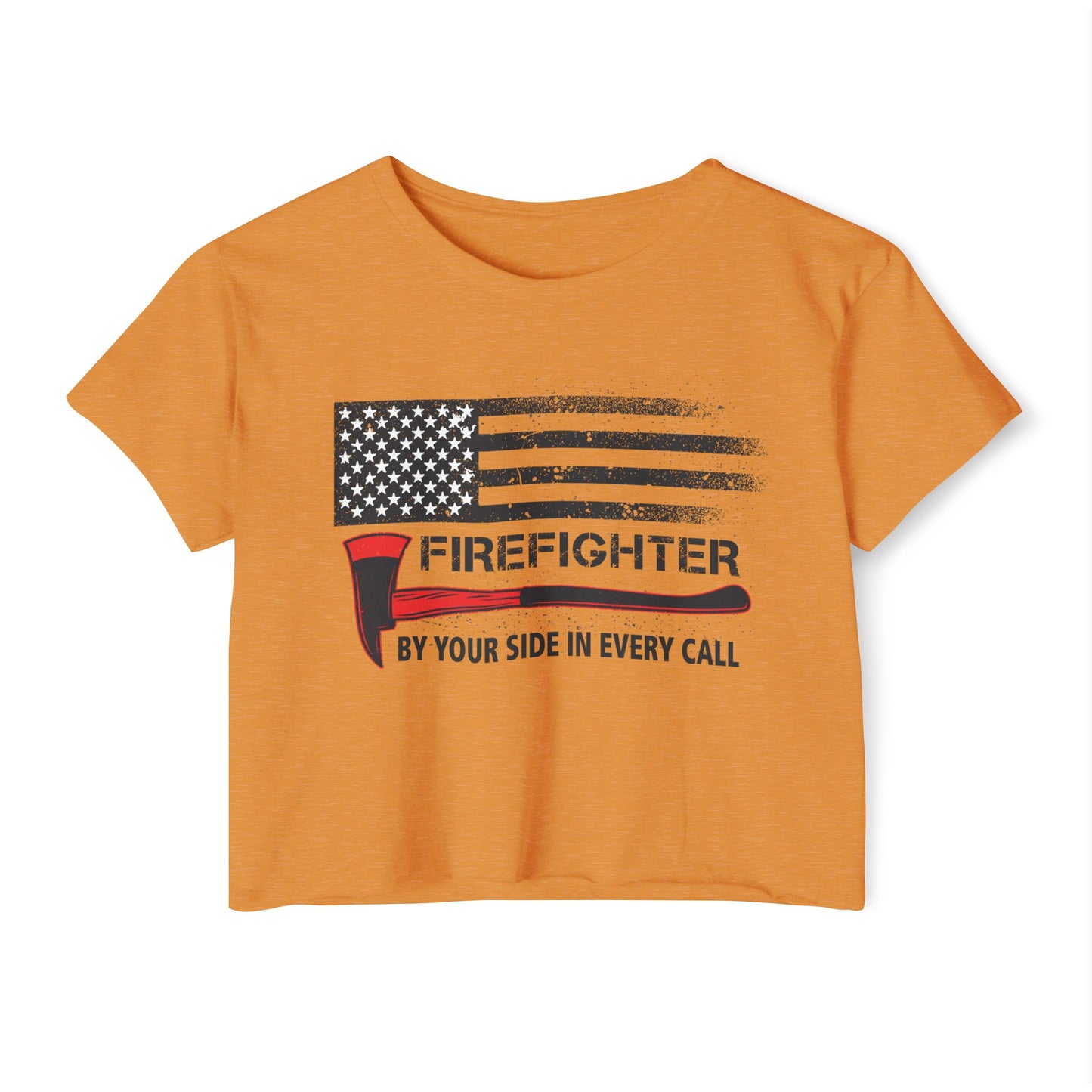 Firefighter Pride Crop Top – By Your Side in Every Call