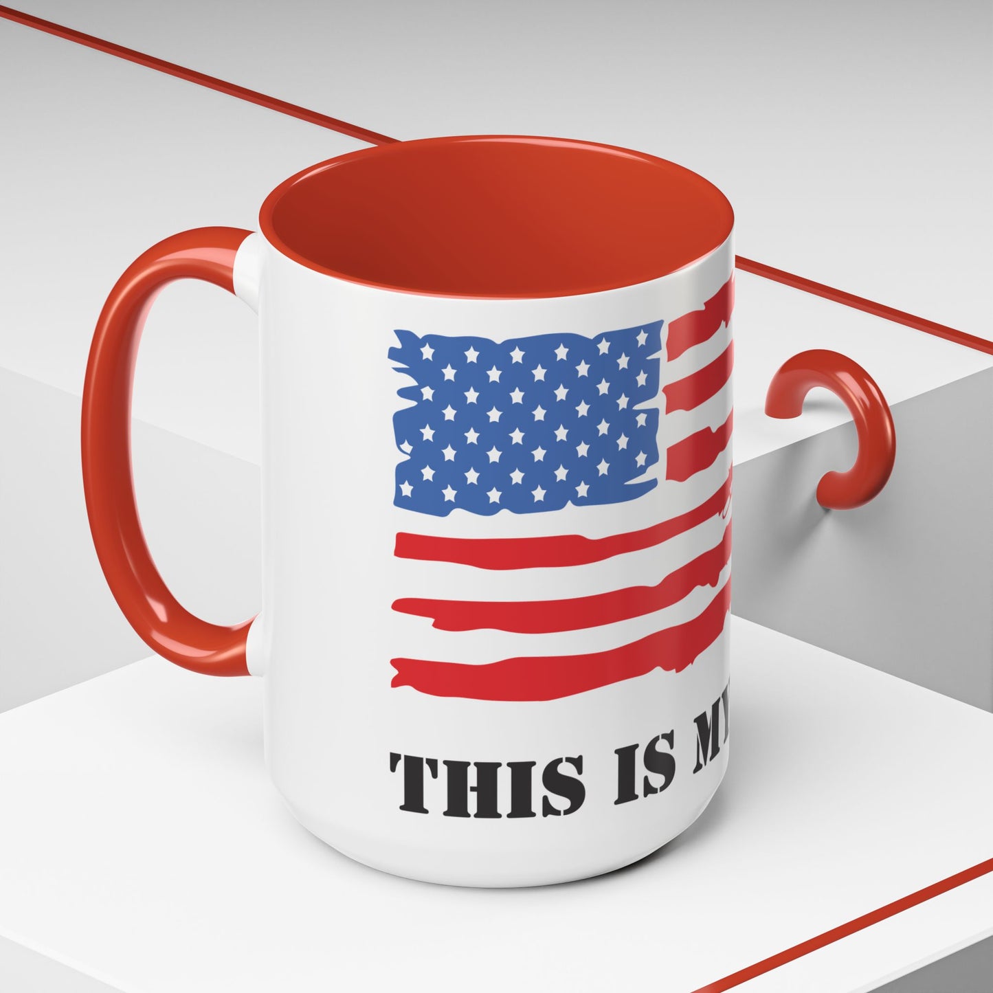 This Is My House Patriotic Coffee Mug