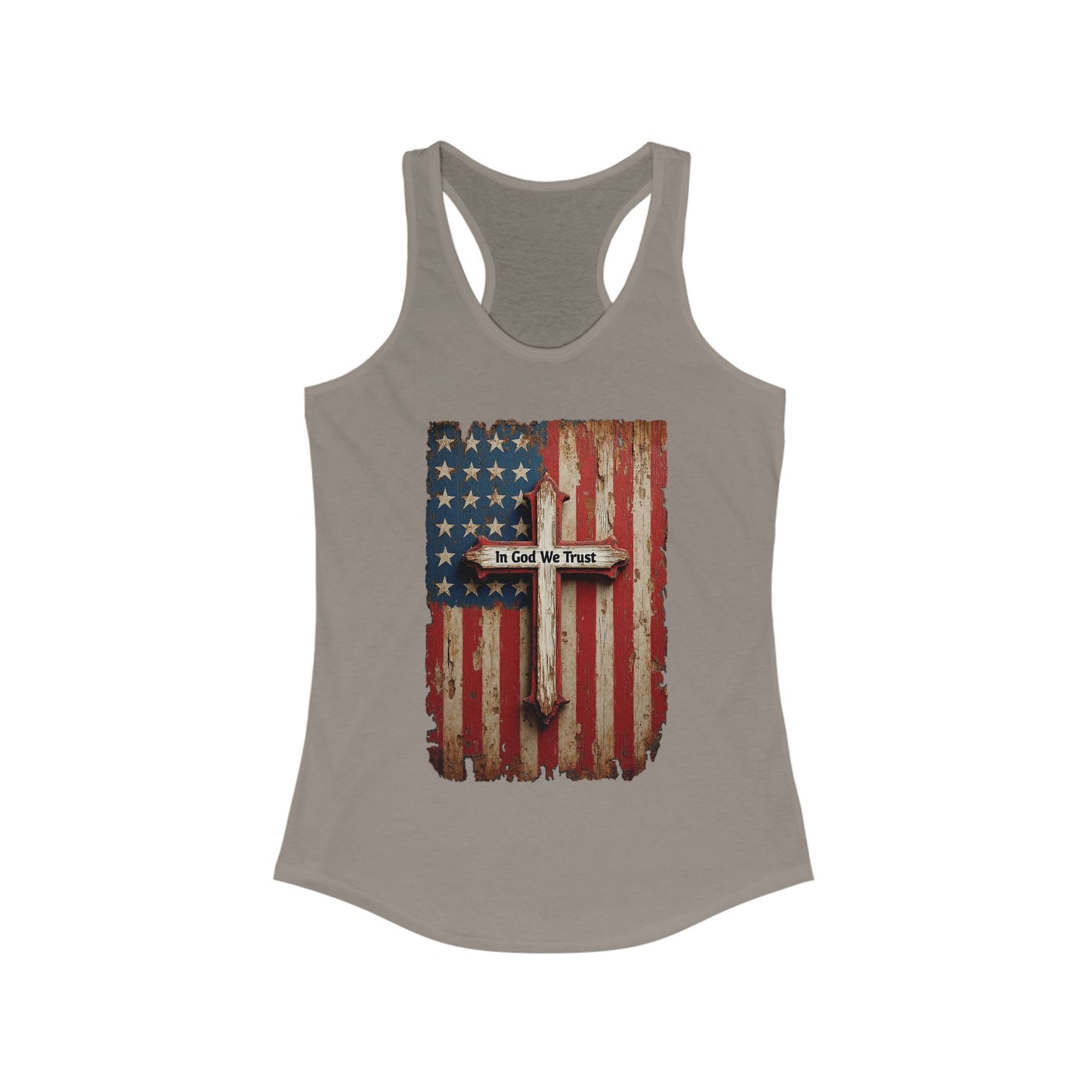 In God We Trust Patriotic Racerback Tank