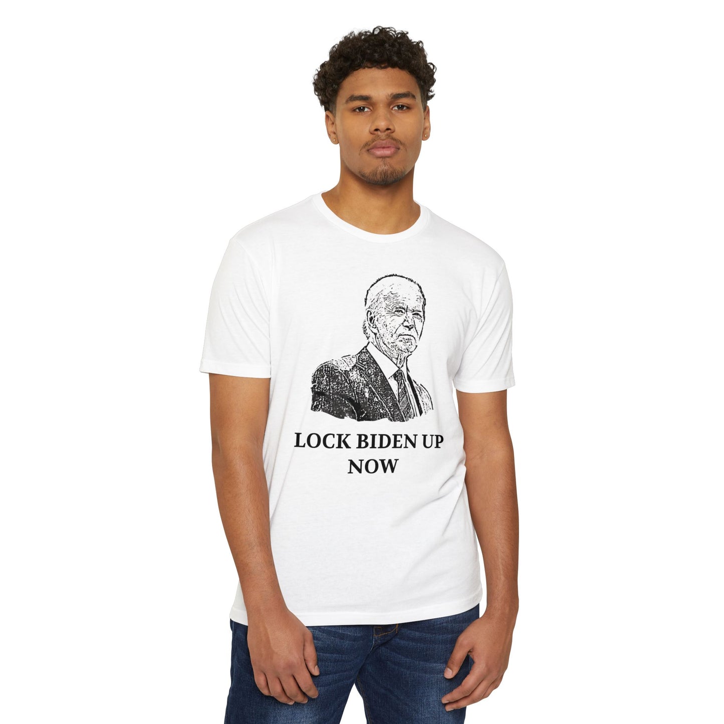 Lock Biden Up Now Patriotic T-Shirt