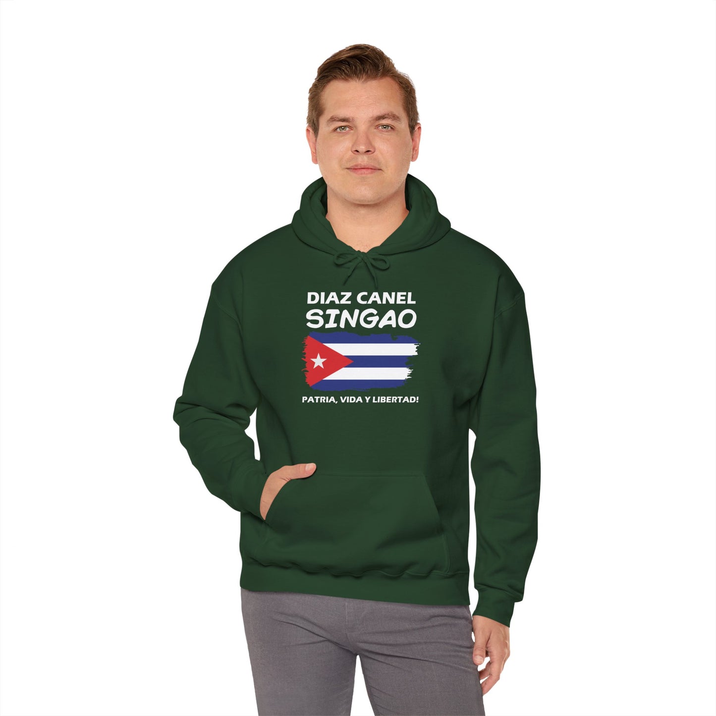 Díaz Canel Singao Patriótico Hoodie