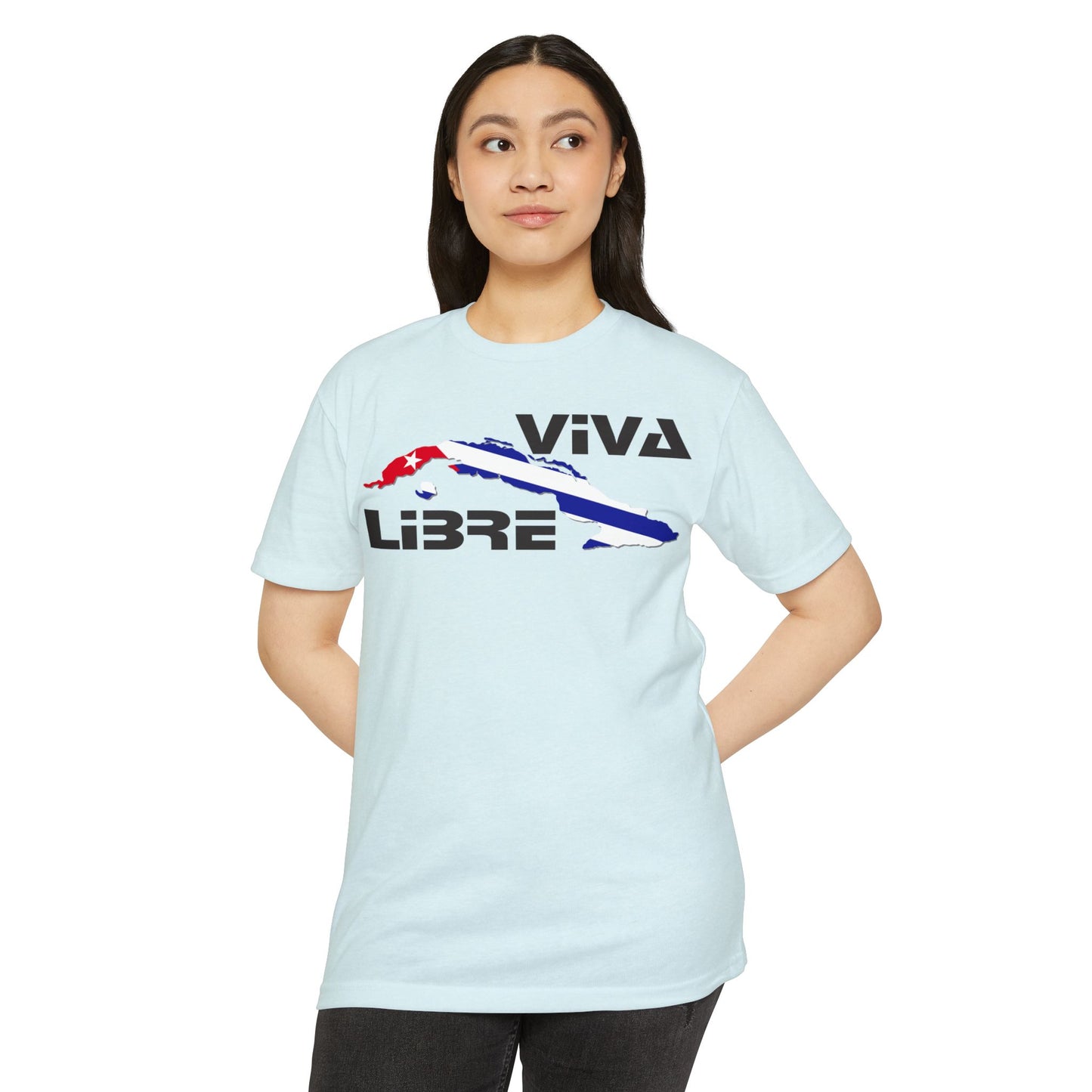 Viva Cuba Libre Patriótica Camiseta