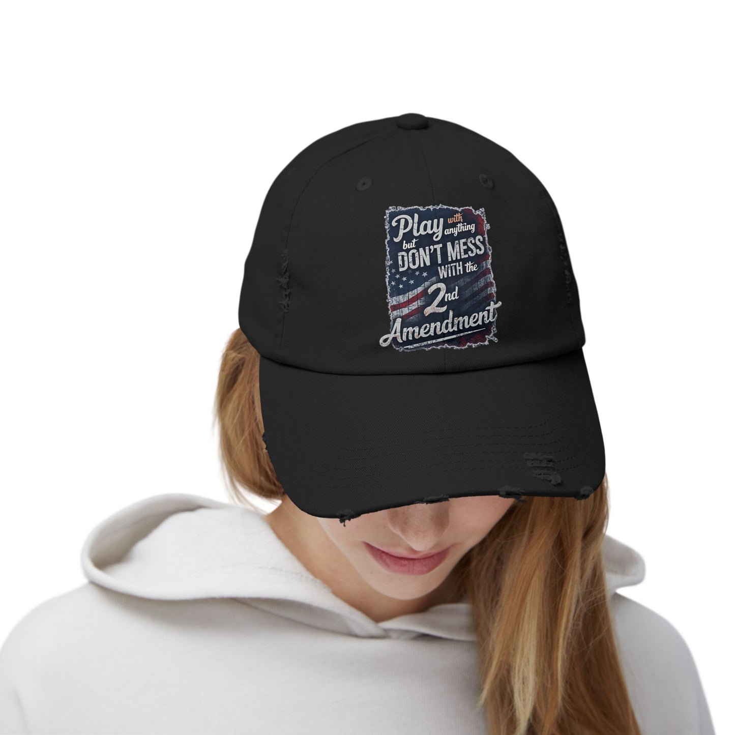 Don't Mess with the 2nd Amendment Patriotic Printed Hat