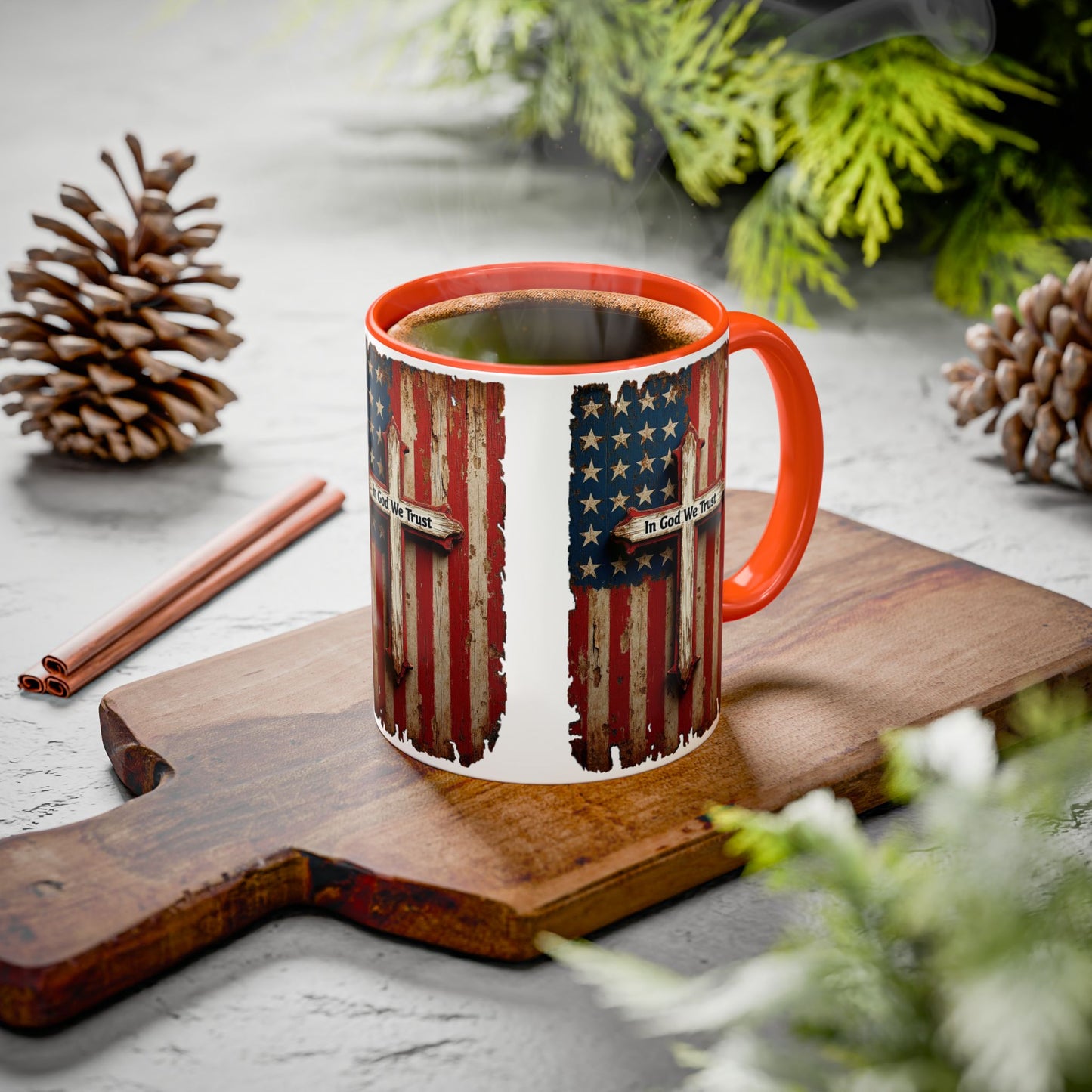 In God We Trust Patriotic Coffee Mug