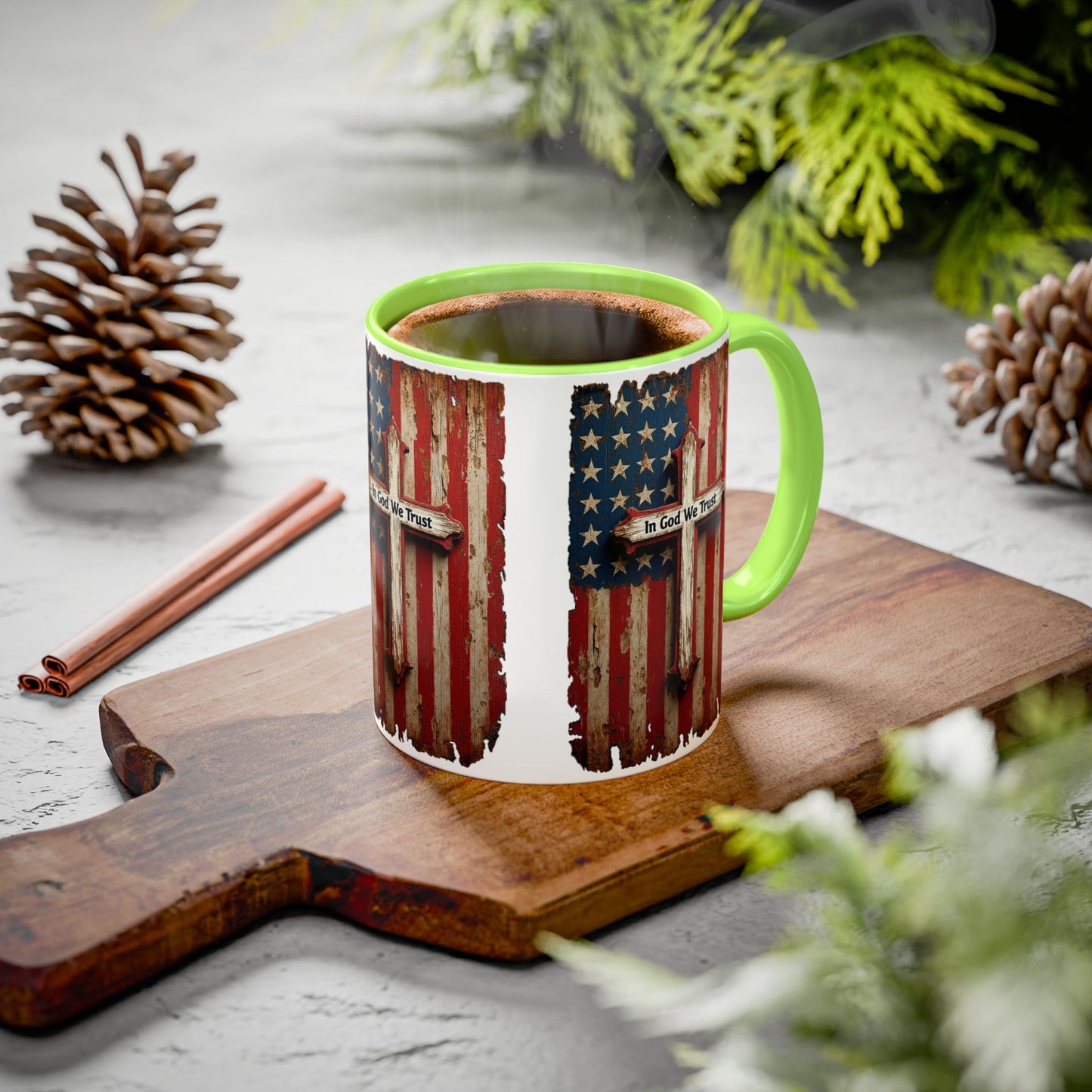 In God We Trust Patriotic Coffee Mug