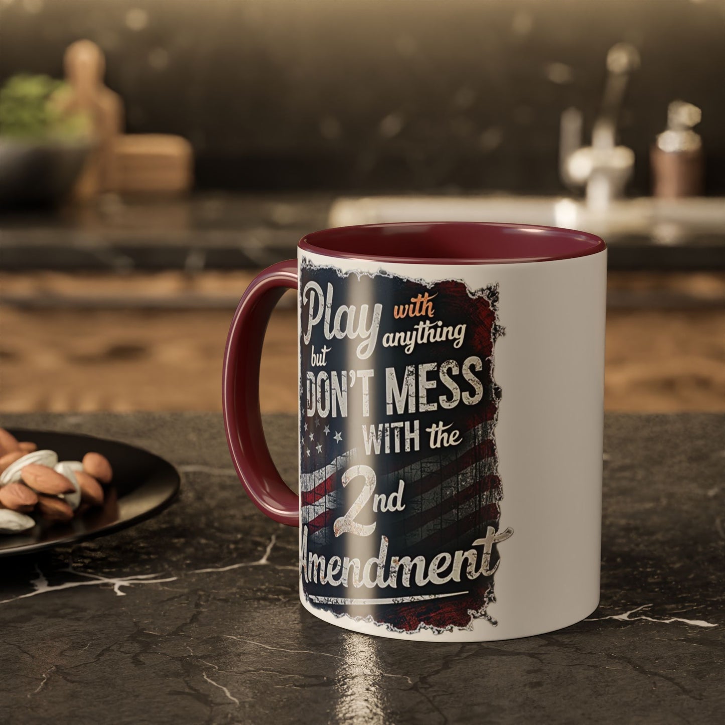 Don't Mess with the 2nd Amendment Patriotic Coffee Mug