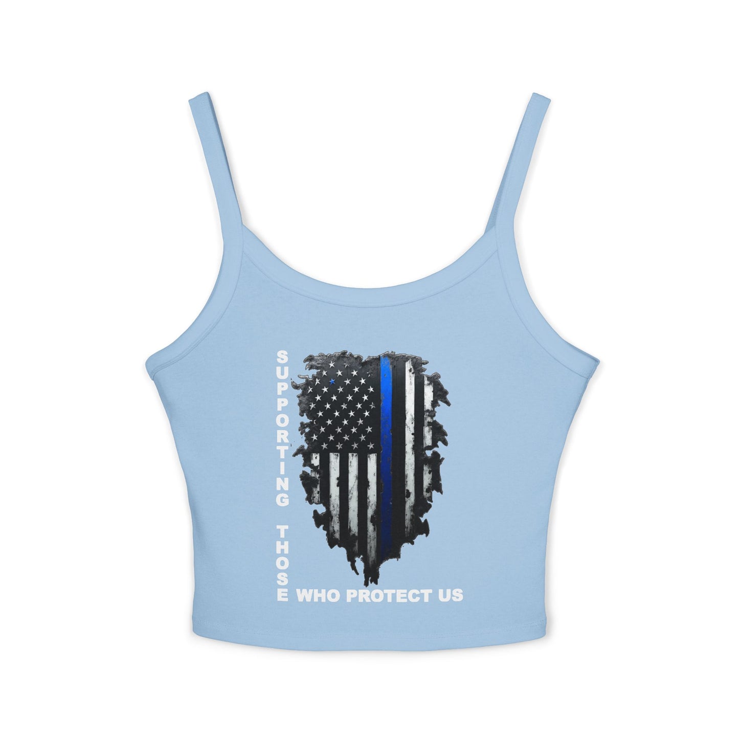 Supporting Those Who Protect Us Patriotic Tank Top
