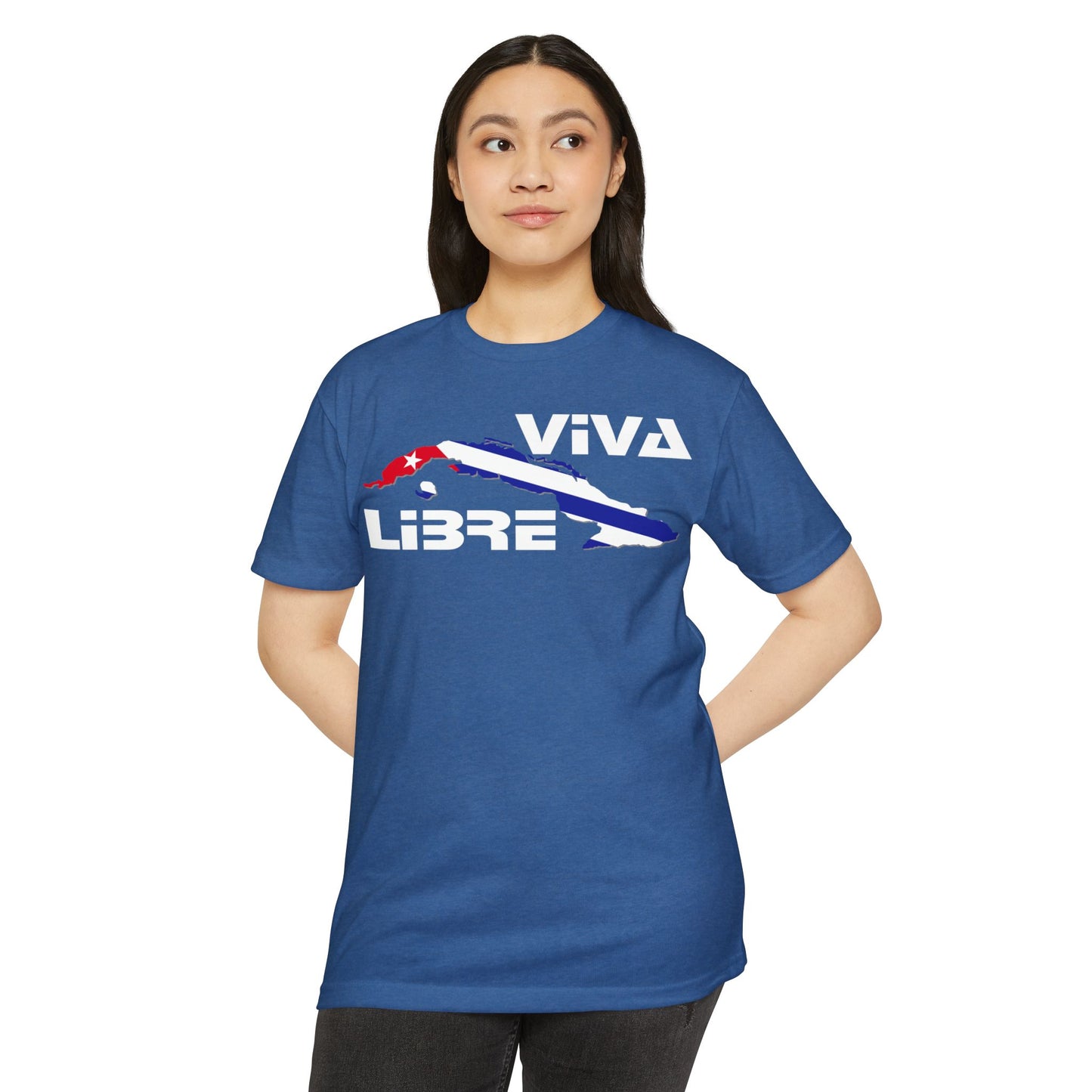 Viva Cuba Libre Patriótica Camiseta