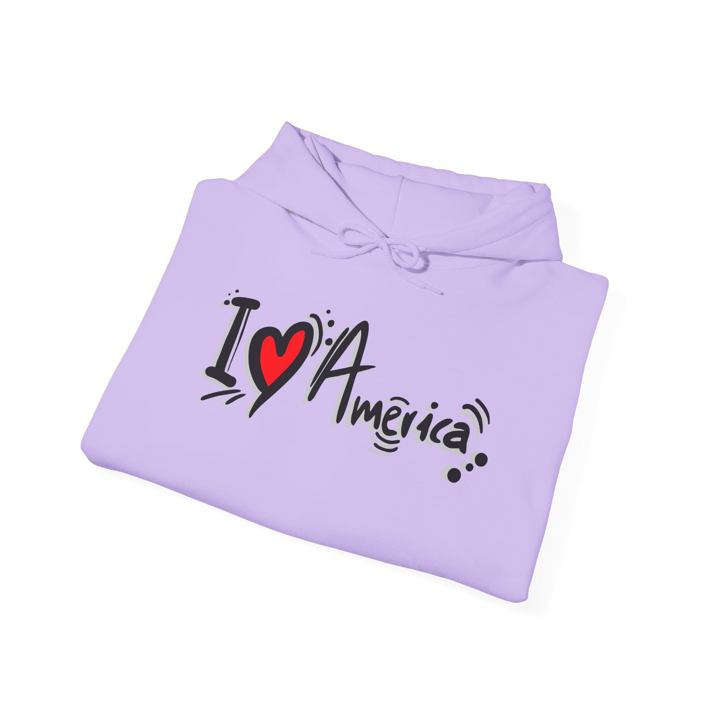 I Love America Unisex Hoodie Sweatshirt
