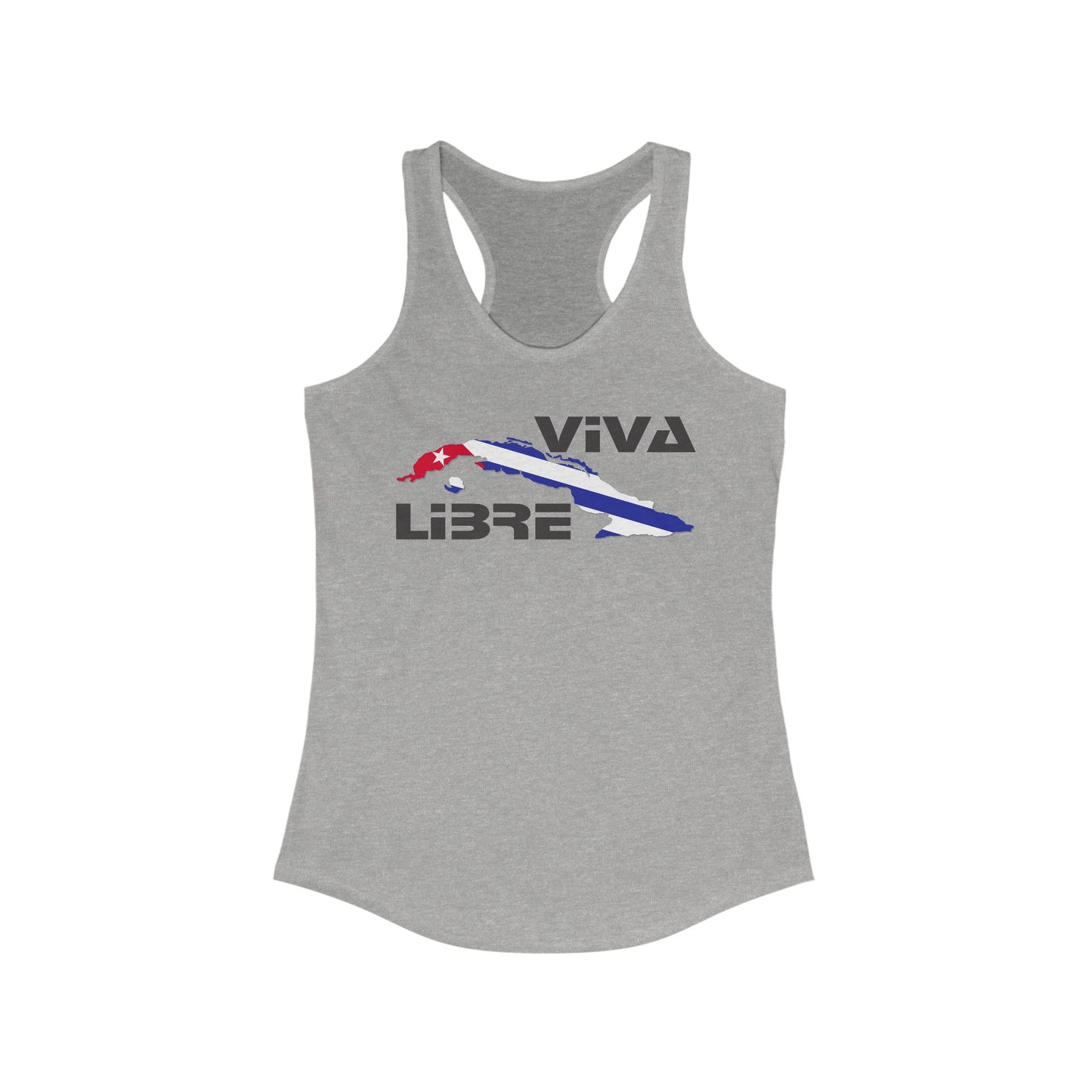 Viva Cuba Libre Patriótico Racerback Tank