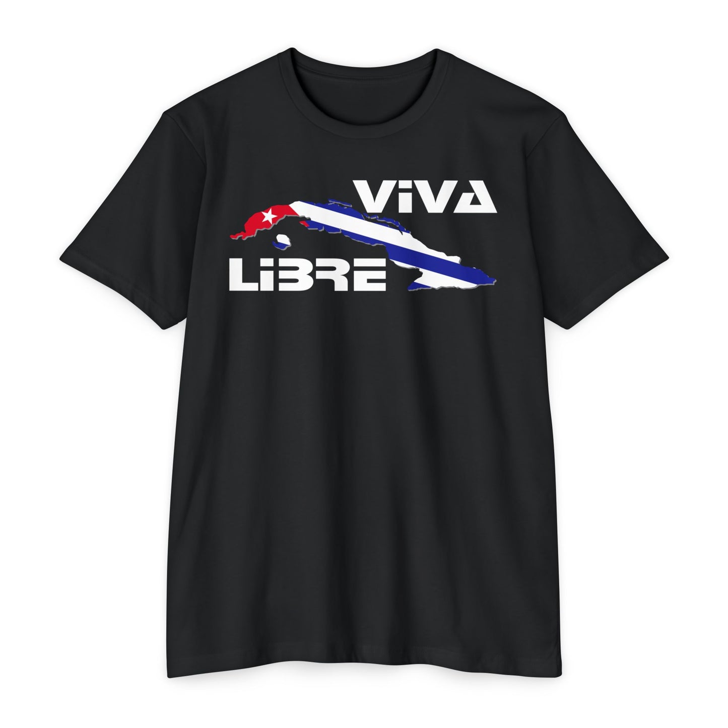 Viva Cuba Libre Patriótica Camiseta