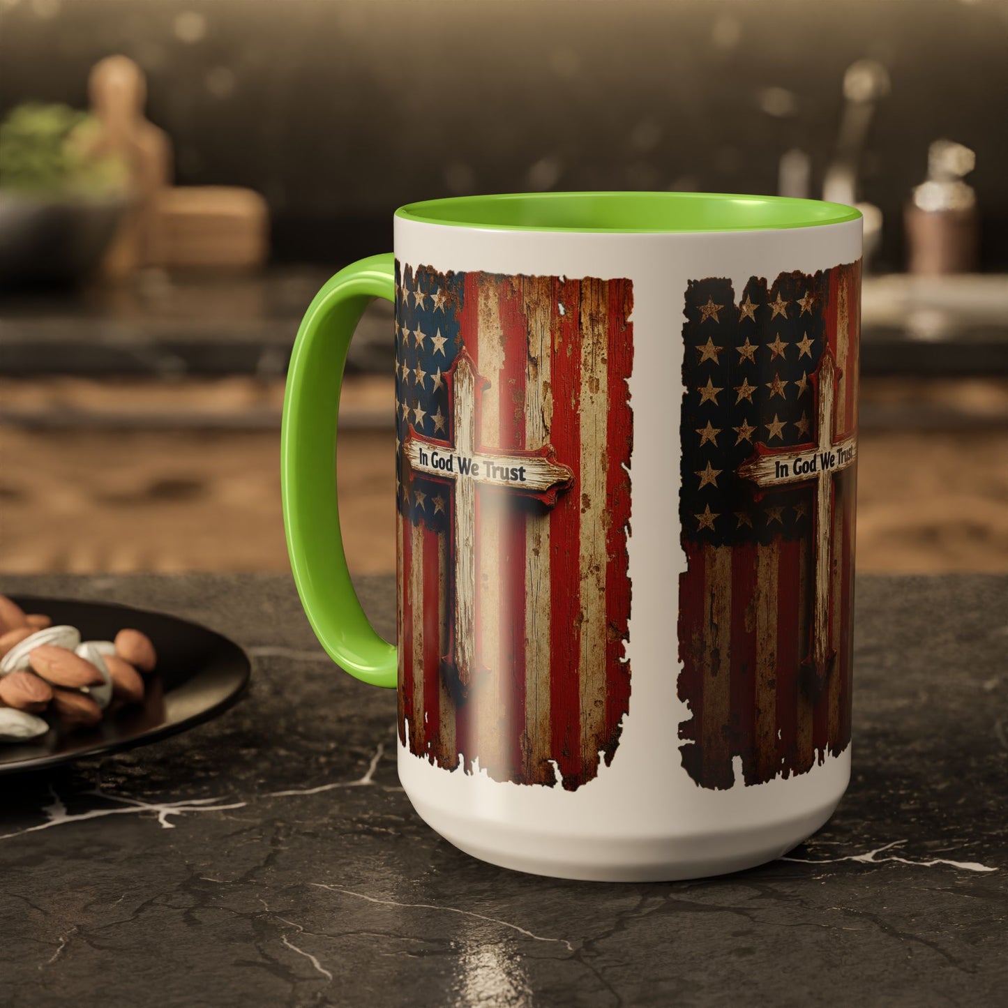In God We Trust Patriotic Coffee Mug