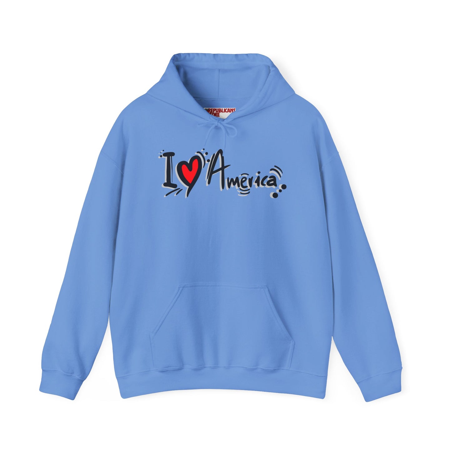 I Love America Unisex Hoodie Sweatshirt