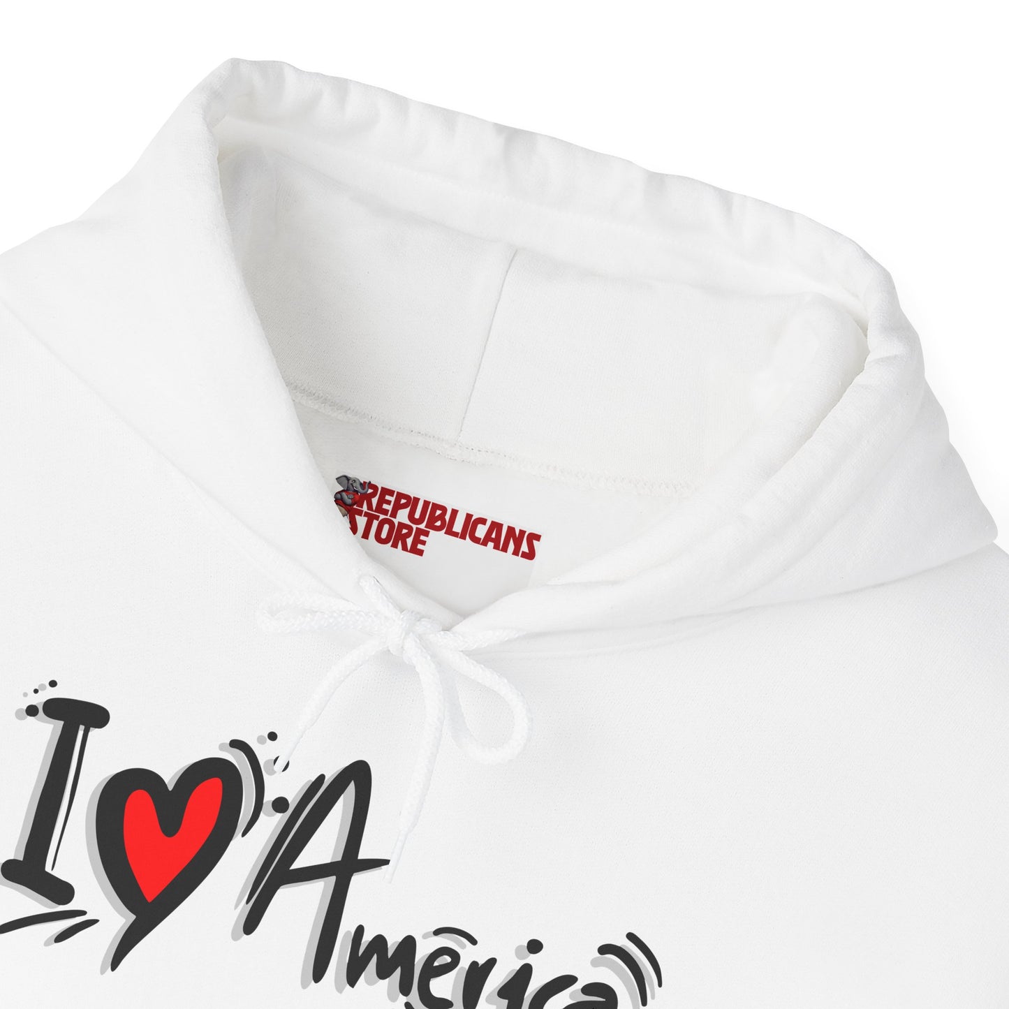 I Love America Unisex Hoodie Sweatshirt