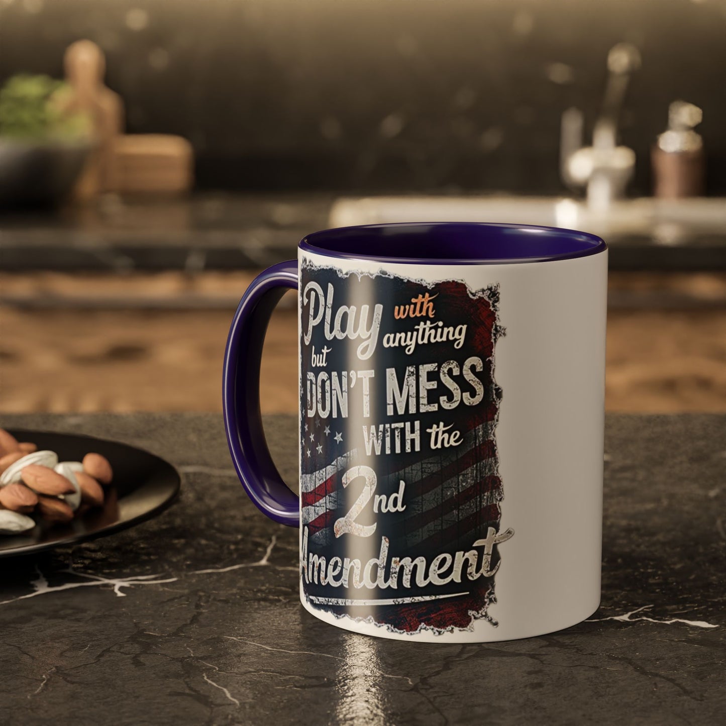 Don't Mess with the 2nd Amendment Patriotic Coffee Mug