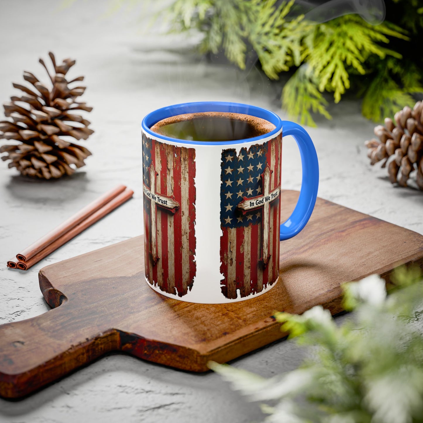 In God We Trust Patriotic Coffee Mug