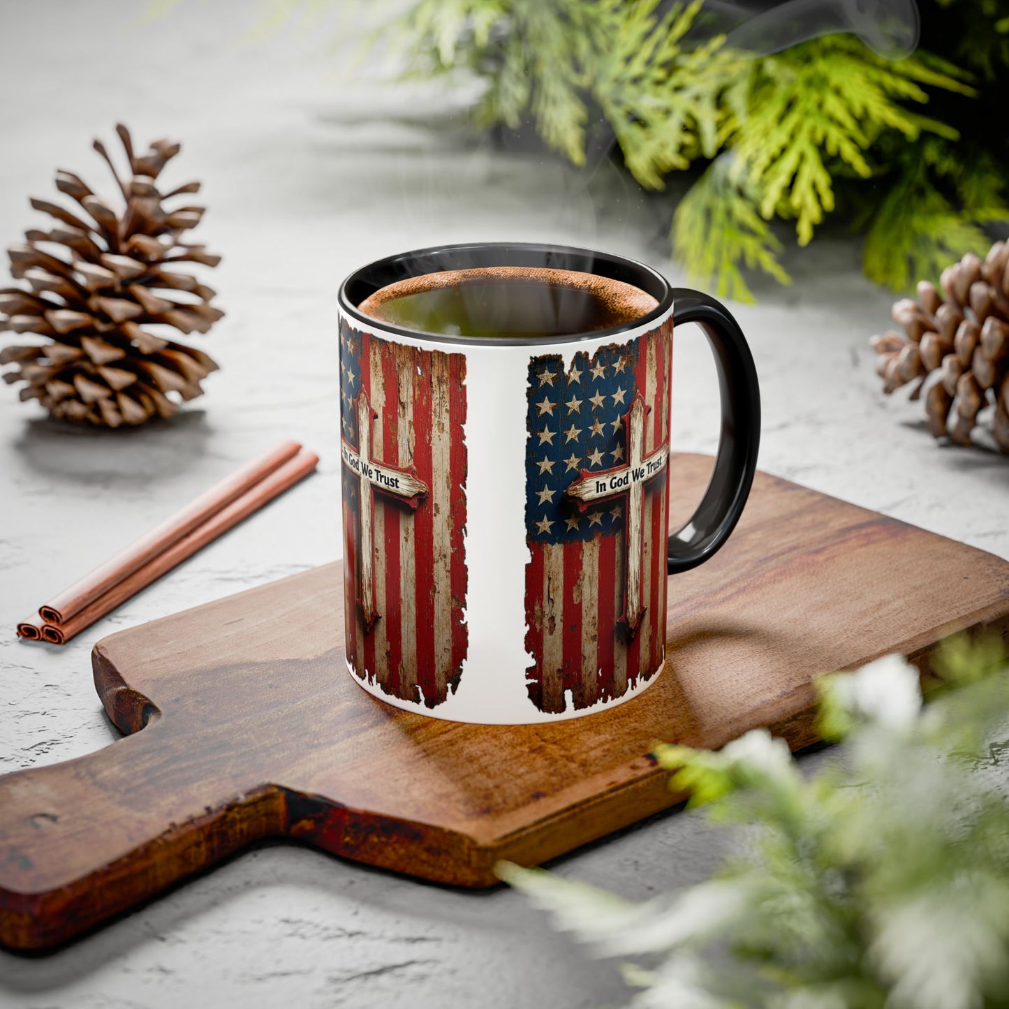 In God We Trust Patriotic Coffee Mug