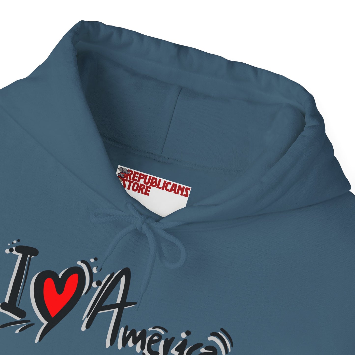 I Love America Unisex Hoodie Sweatshirt