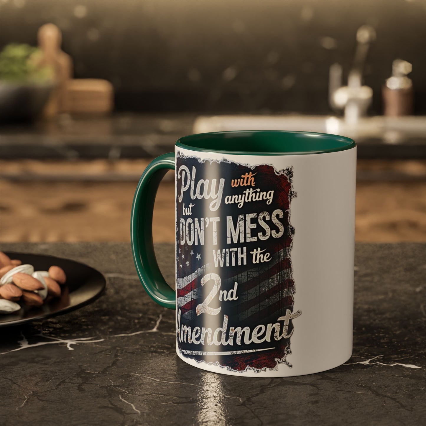 Don't Mess with the 2nd Amendment Patriotic Coffee Mug