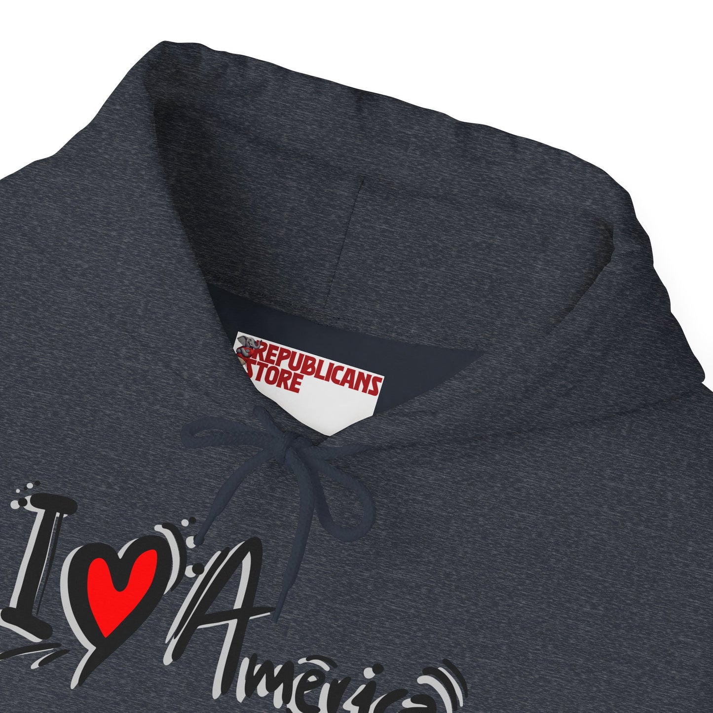 I Love America Unisex Hoodie Sweatshirt