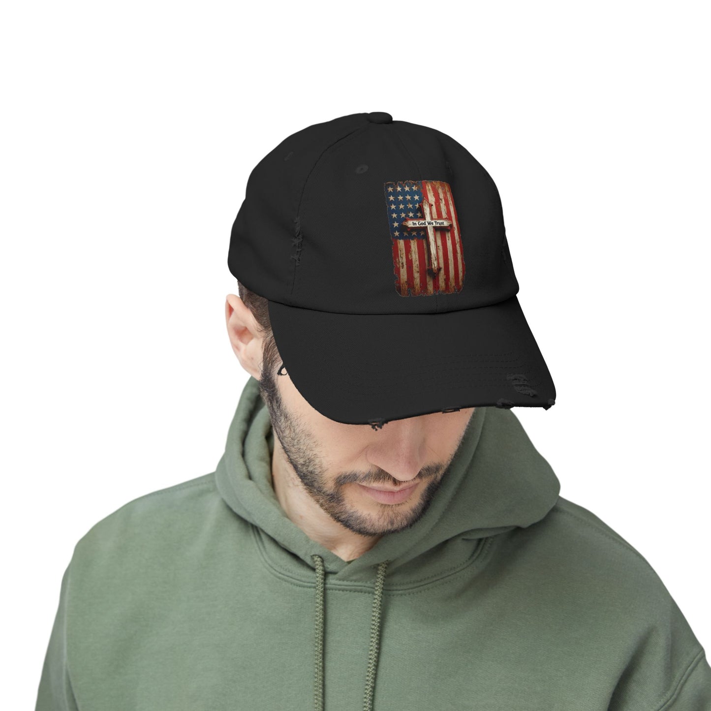 In God We Trust Patriotic Printed Hat