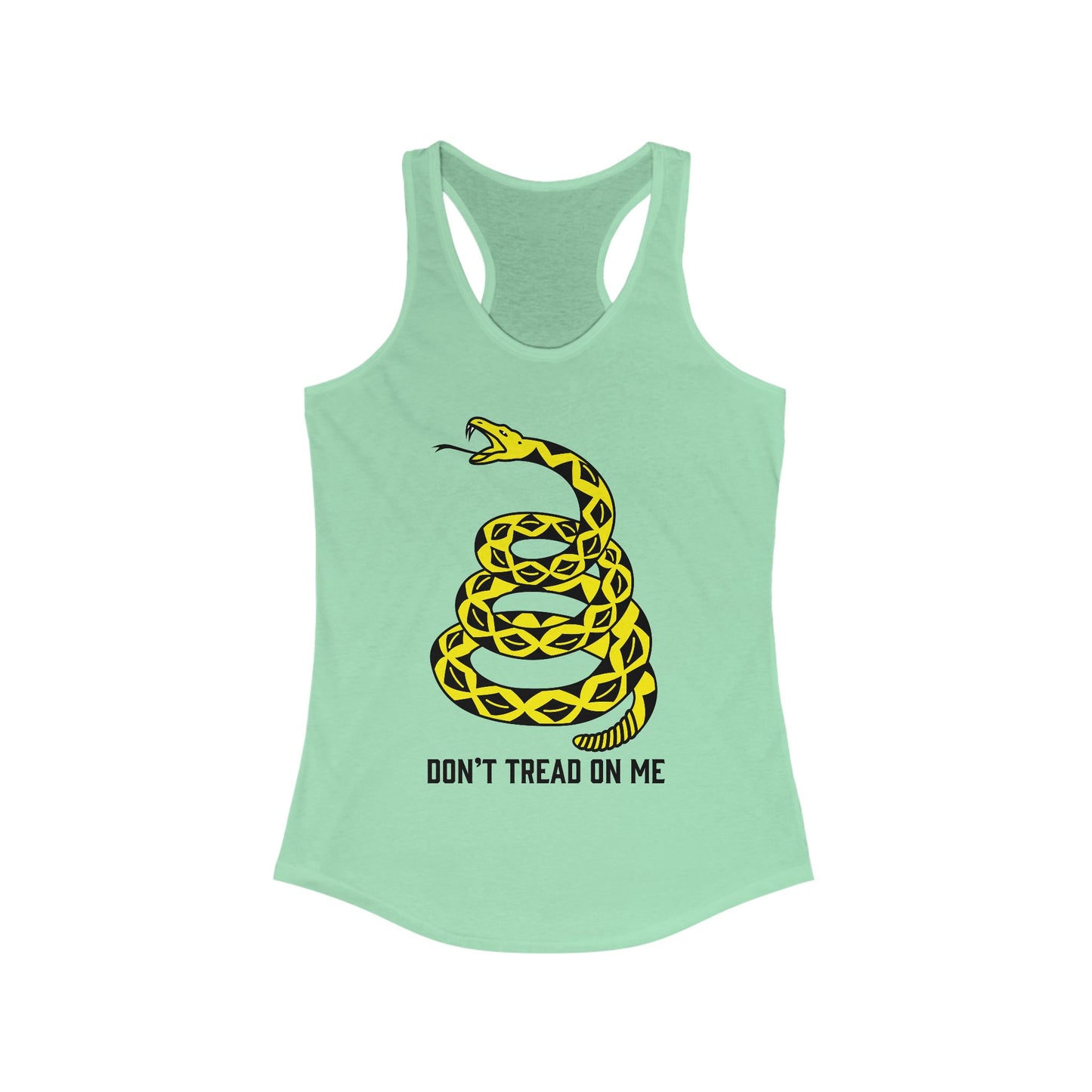 Don't Tread on Me Patriotic Racerback Tank