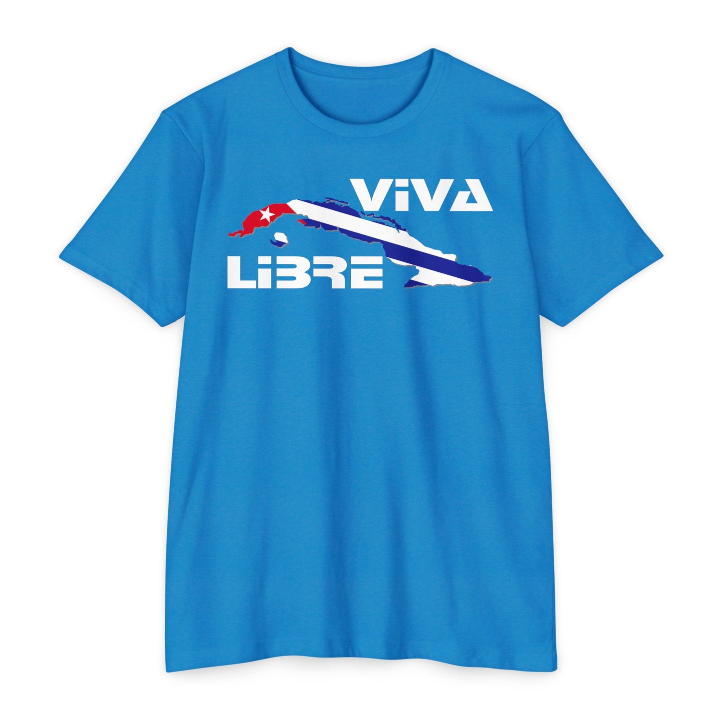 Viva Cuba Libre Patriótica Camiseta