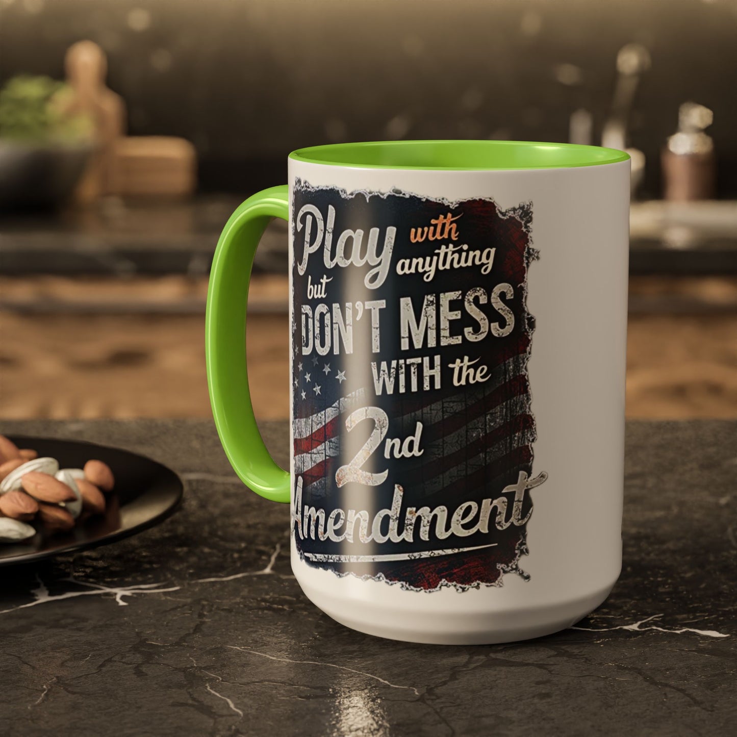Don't Mess with the 2nd Amendment Patriotic Coffee Mug
