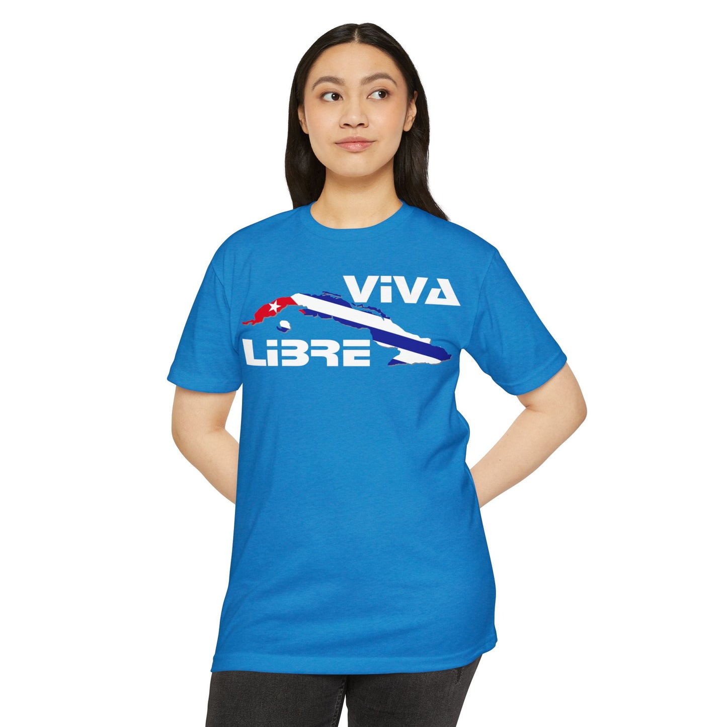 Viva Cuba Libre Patriótica Camiseta