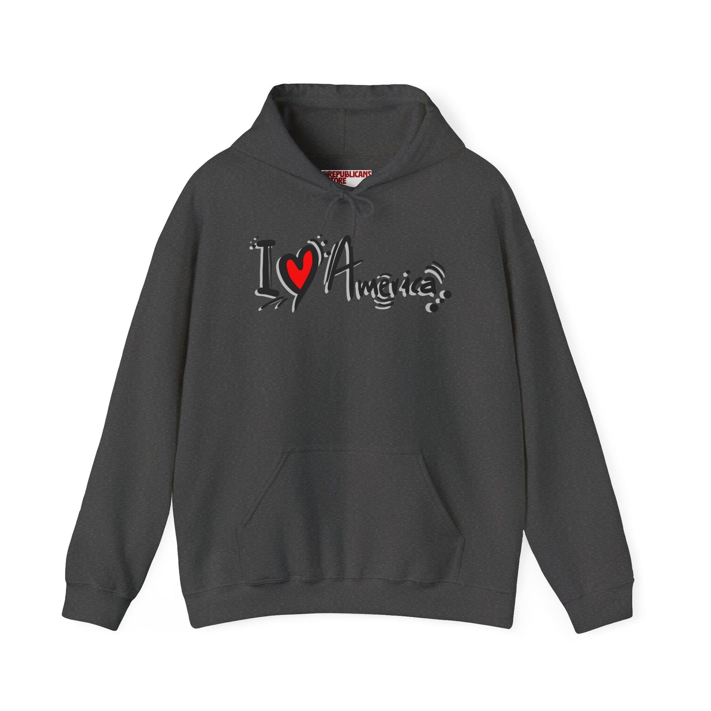 I Love America Unisex Hoodie Sweatshirt