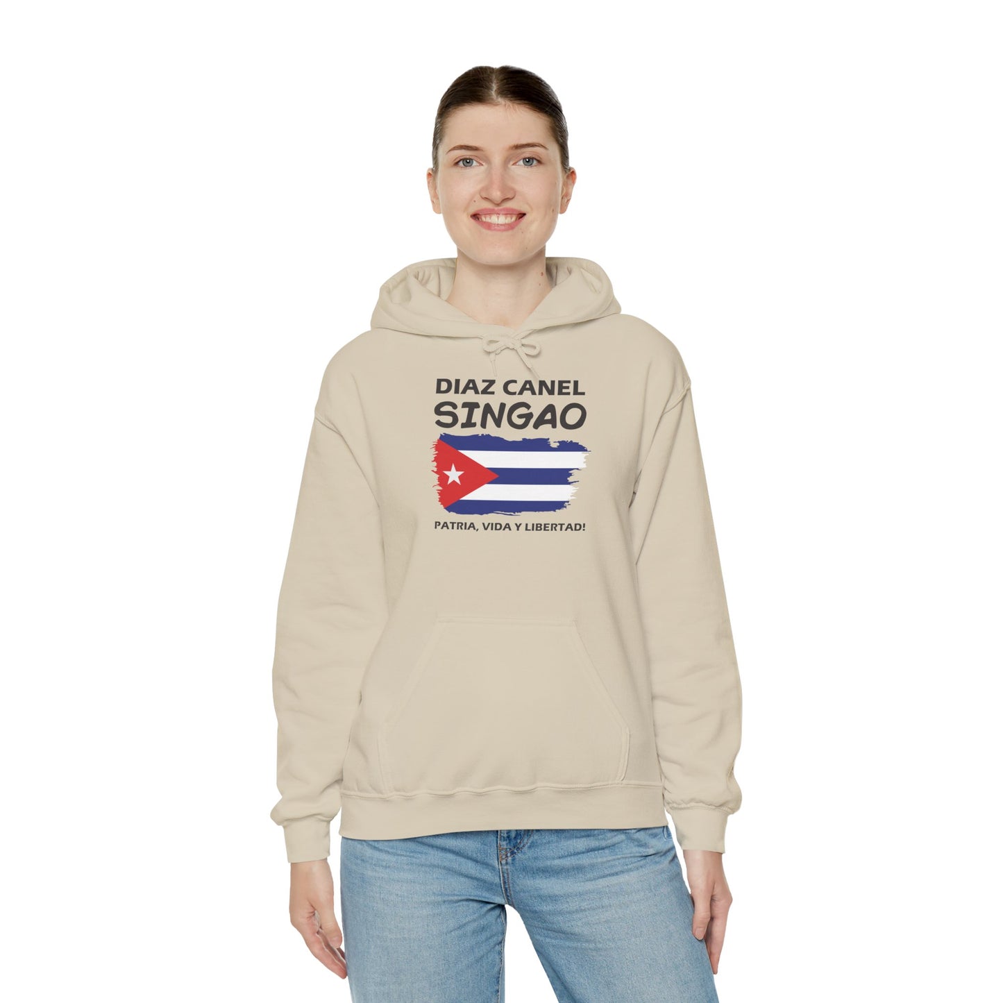 Díaz Canel Singao Patriótico Hoodie