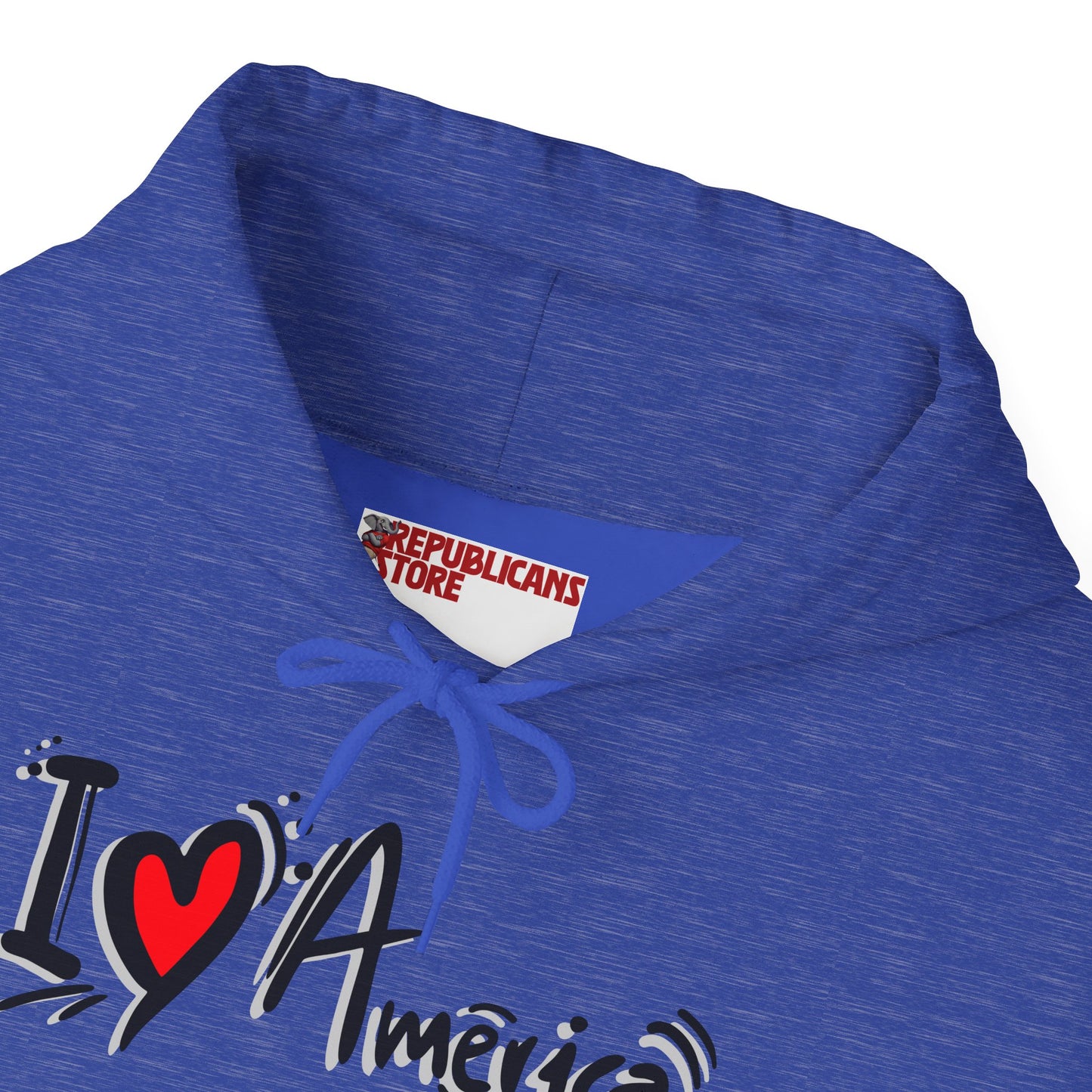 I Love America Unisex Hoodie Sweatshirt