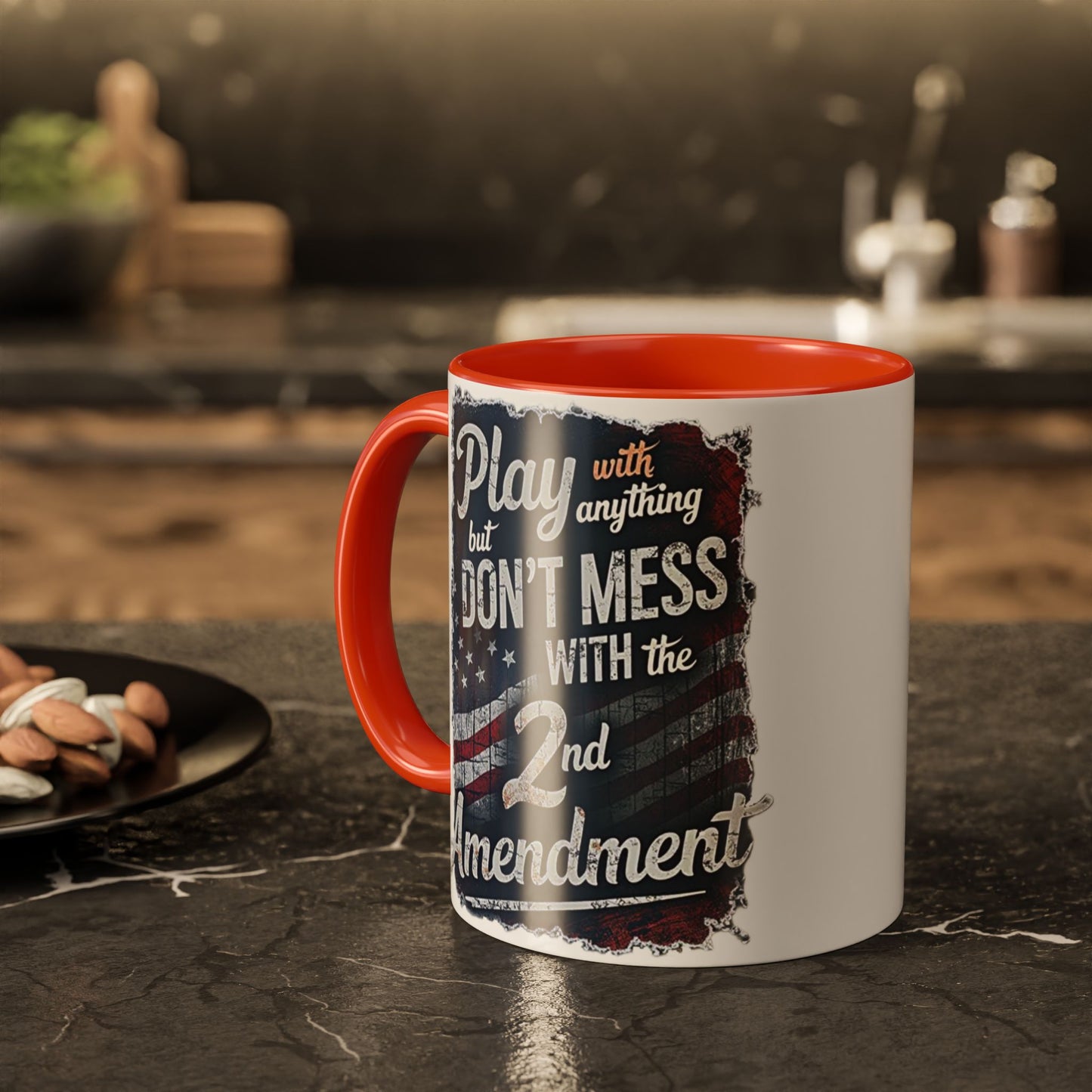 Don't Mess with the 2nd Amendment Patriotic Coffee Mug