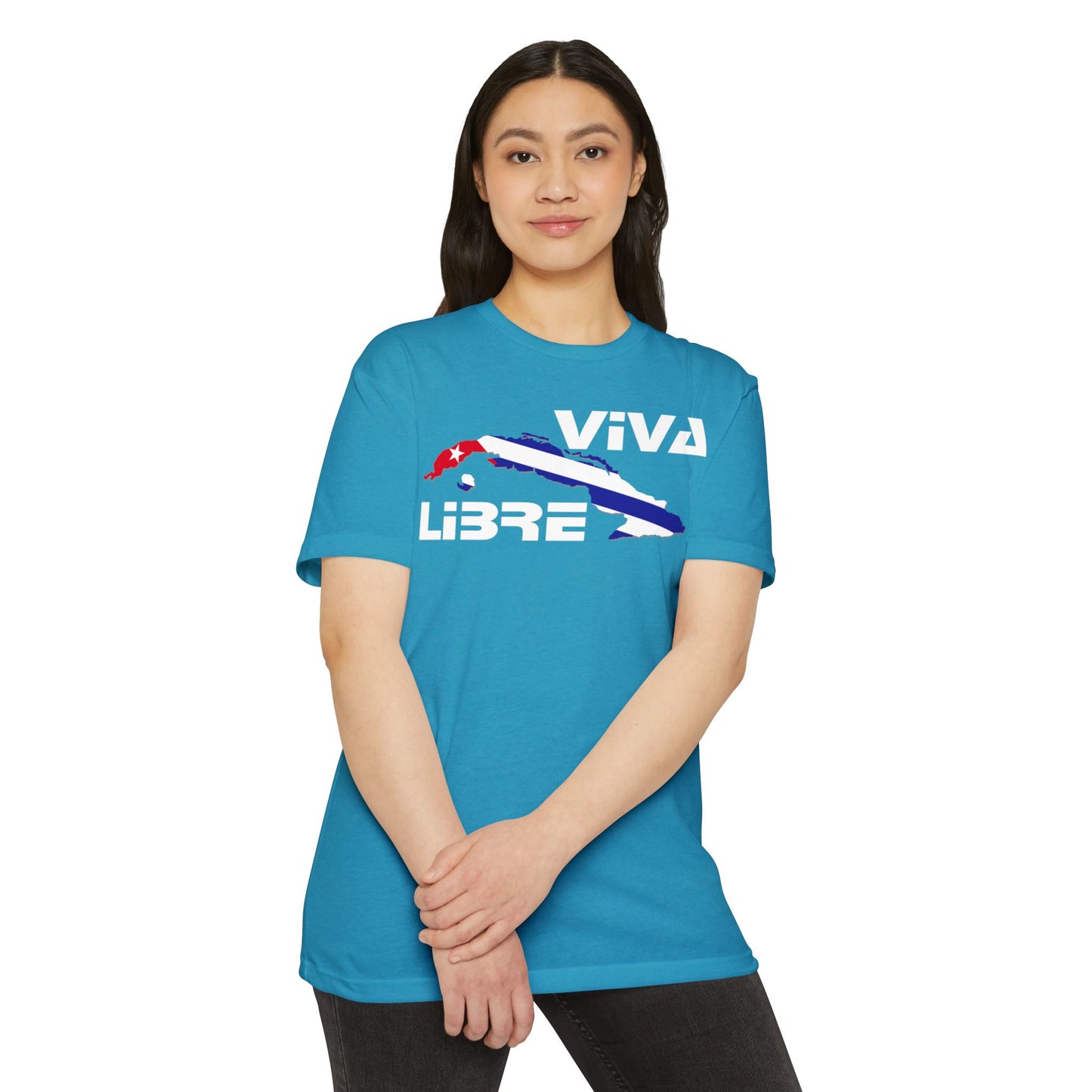 Viva Cuba Libre Patriótica Camiseta