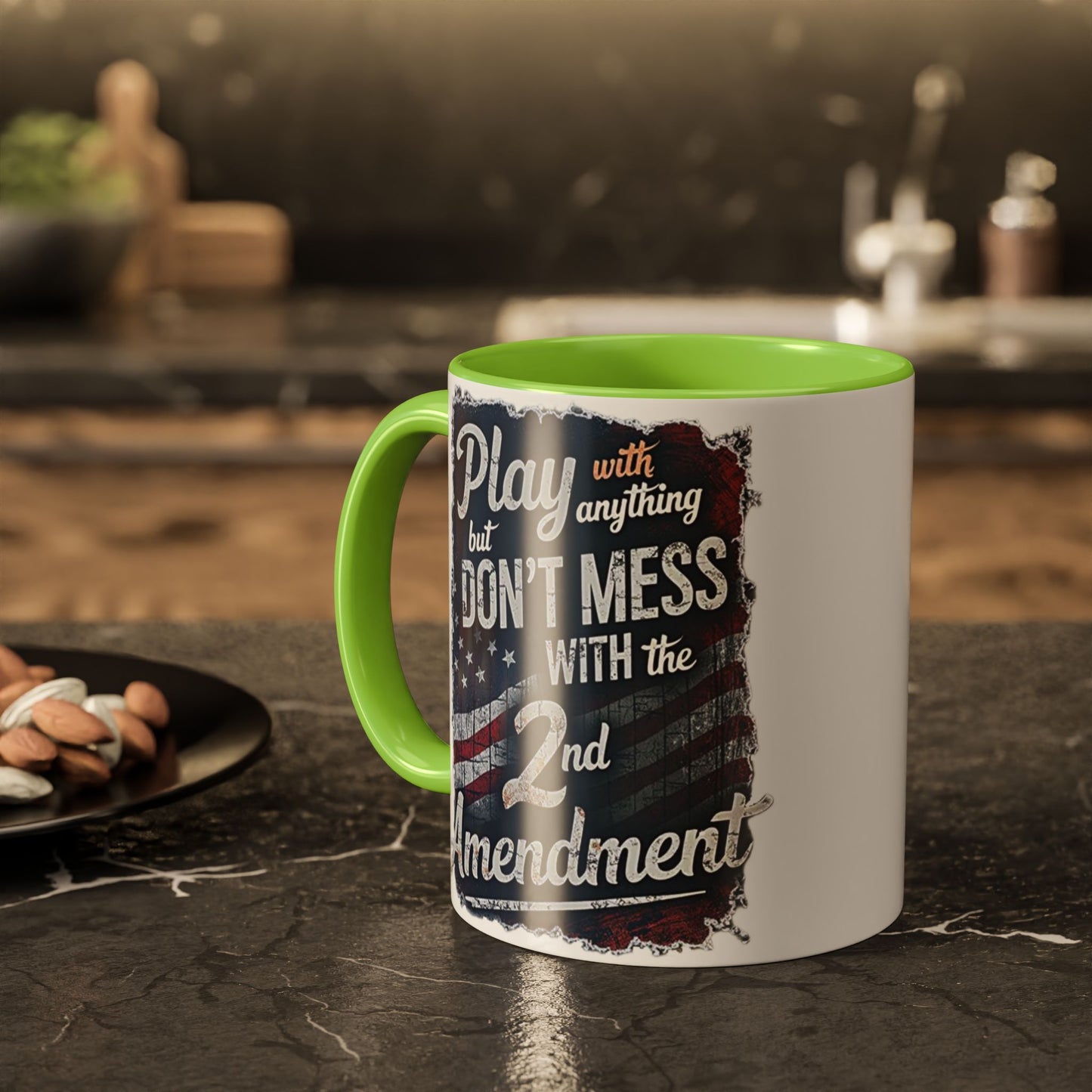 Don't Mess with the 2nd Amendment Patriotic Coffee Mug